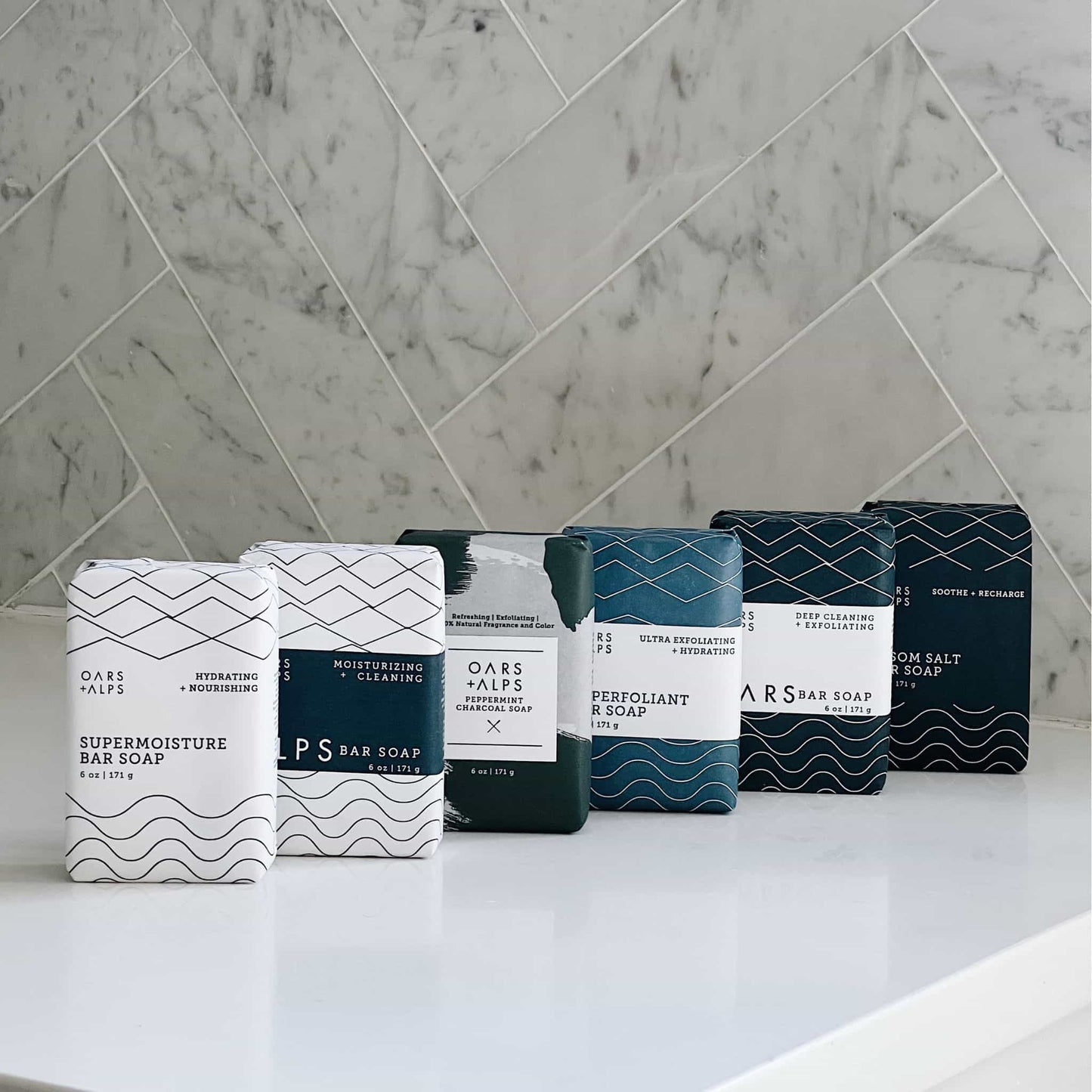 Blue Charcoal Oars Bar Soap - Concordia Style Boutique