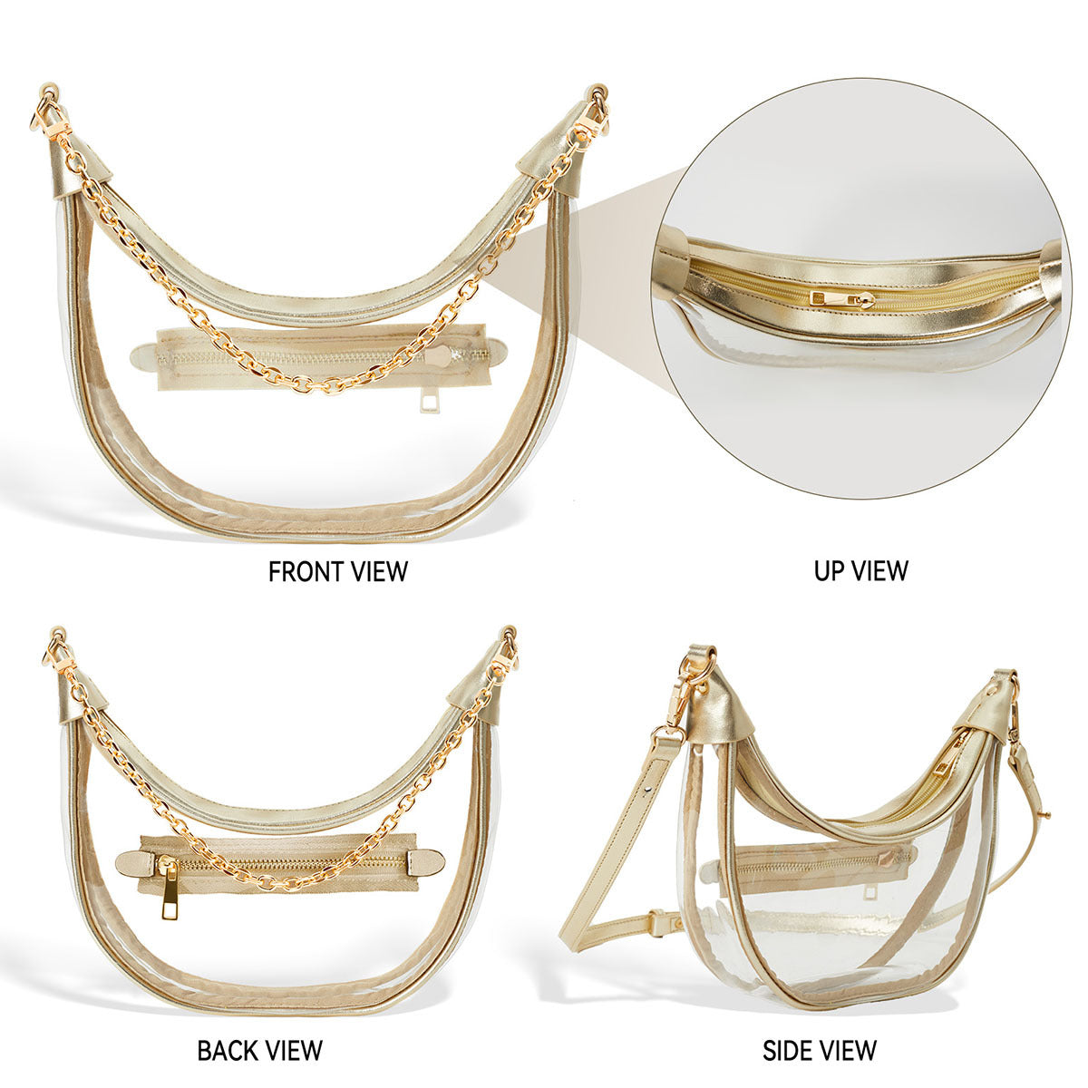 Clear Fanny Pack -  Stadium Approved For Women & Men - Premium Clear Fanny Pack from Concordia Style Boutique - Just $42.32! Shop now at Concordia Style Boutique