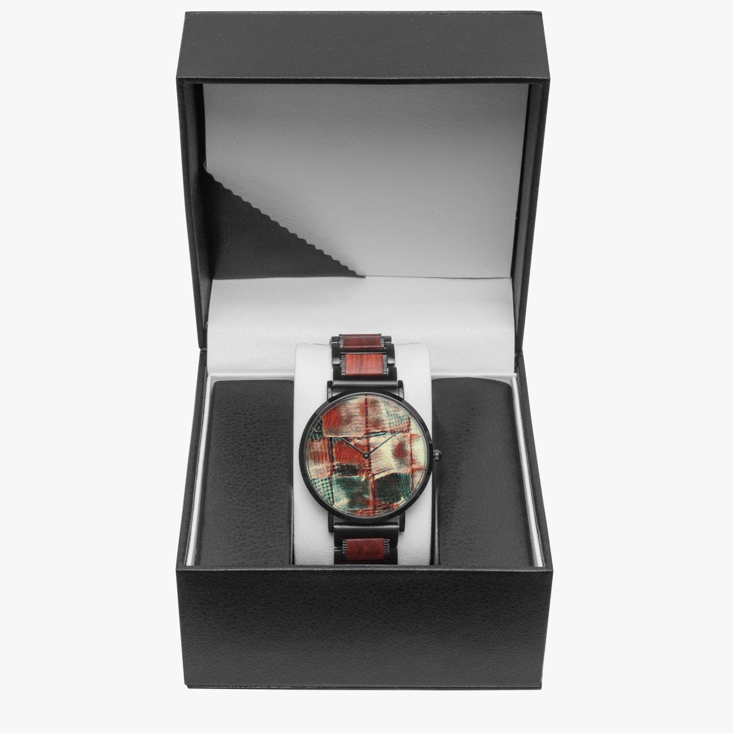 Wooden Strap Quartz Watch - Square Dance - Premium Wooden Strap Quartz Watch from Concordia Style Boutique - Just $45.50! Shop now at Concordia Style Boutique