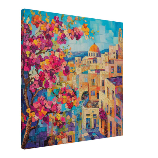Blooming Jerusalem: Canvas Art Print