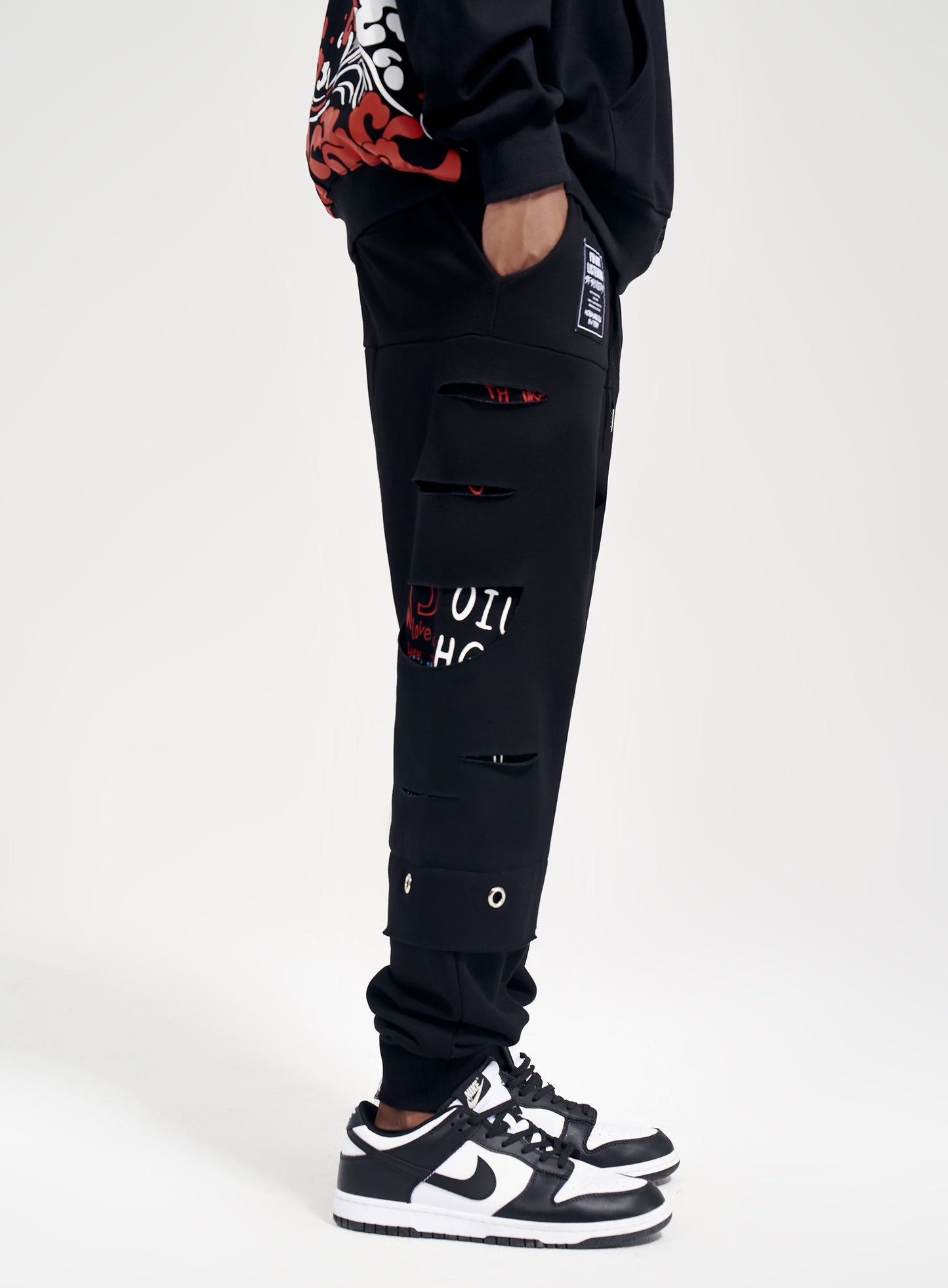 BF860 Slashed Sweatpants - Concordia Style Boutique