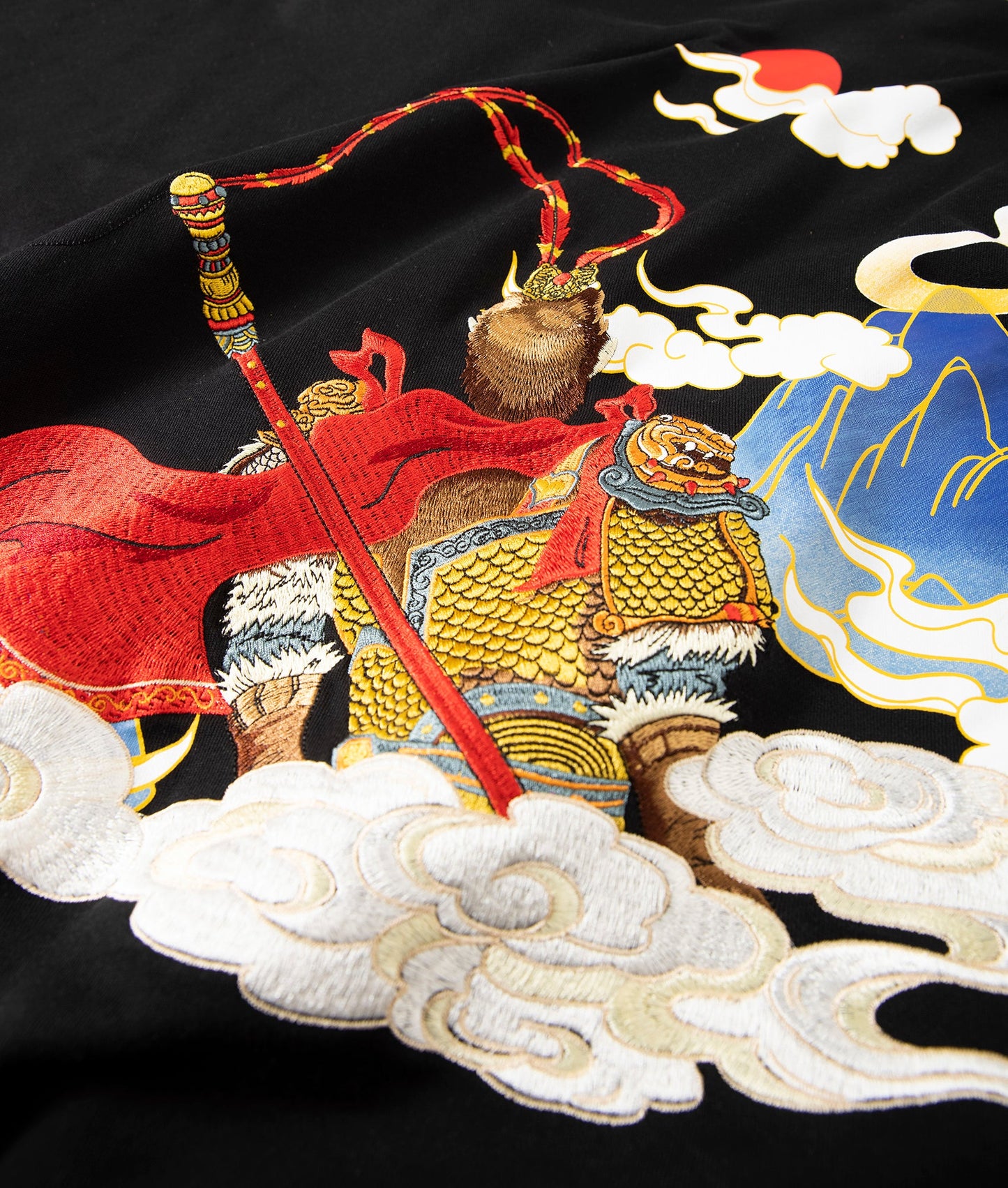 Monkey King Embroidery Hoodie - Concordia Style Boutique