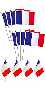 TSMD US American Stick Flags Small Mini USA Hand Held Flags,July 4th Decoration,Veteran Party,Memorial Day,5x8 Inch,12 Pack - Premium American Stick Flags from Concordia Style Boutique - Just $15.94! Shop now at Concordia Style Boutique