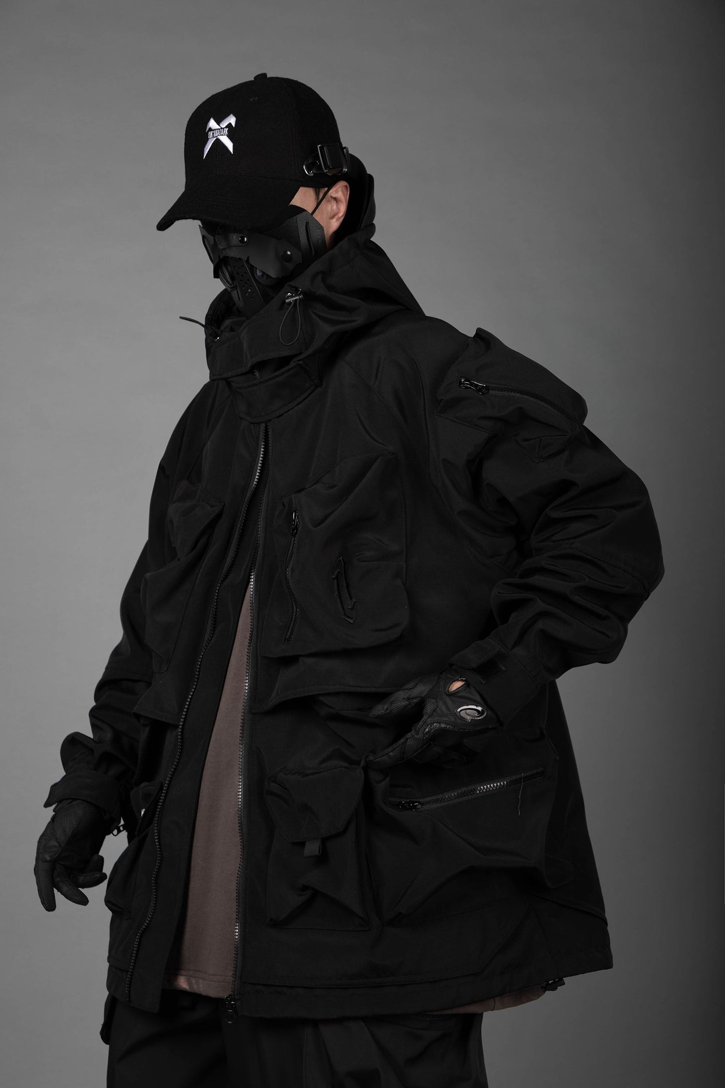 HiJ25 Black Storage X Tech Jacket - Concordia Style Boutique