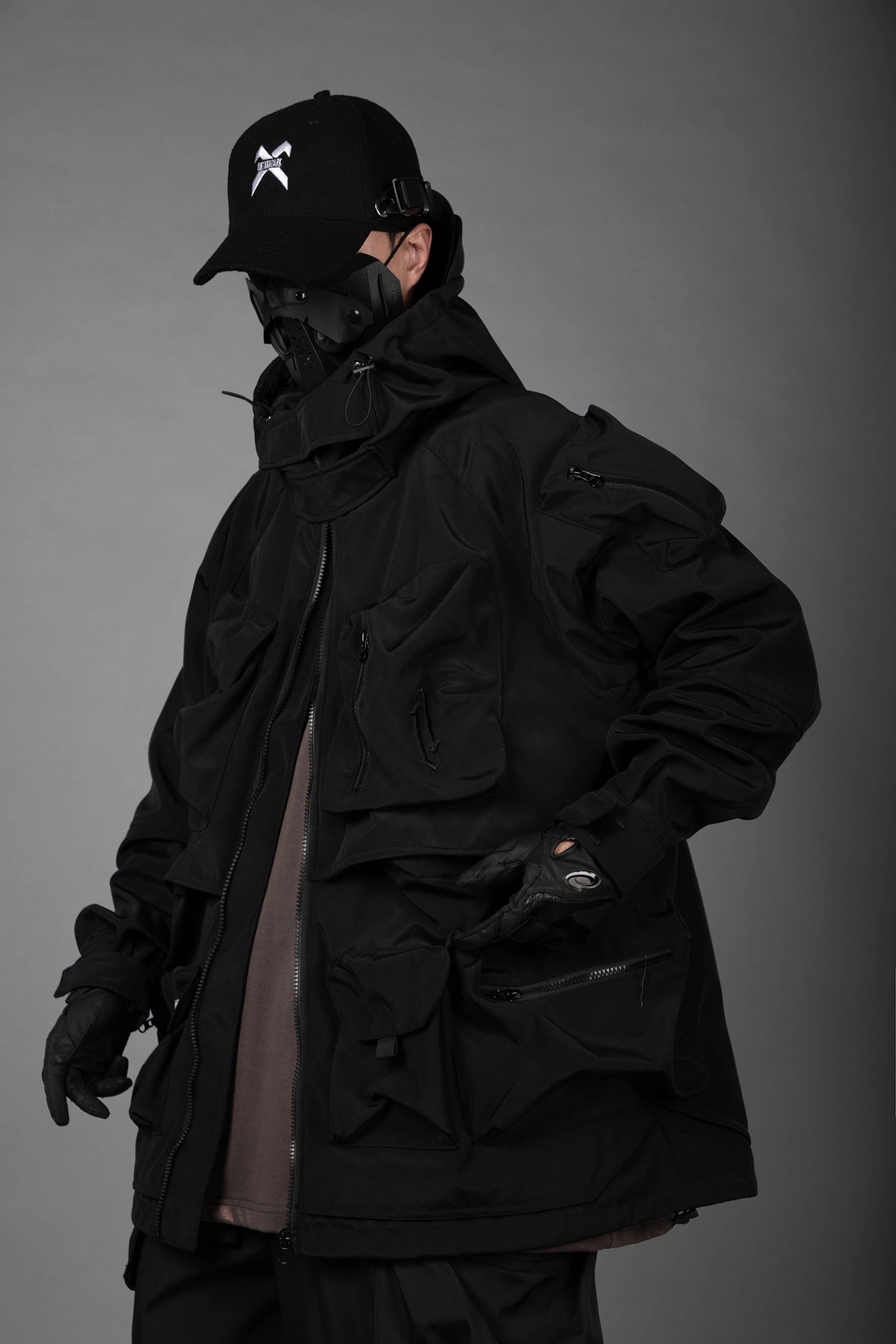 HiJ25 Black Storage X Tech Jacket - Concordia Style Boutique