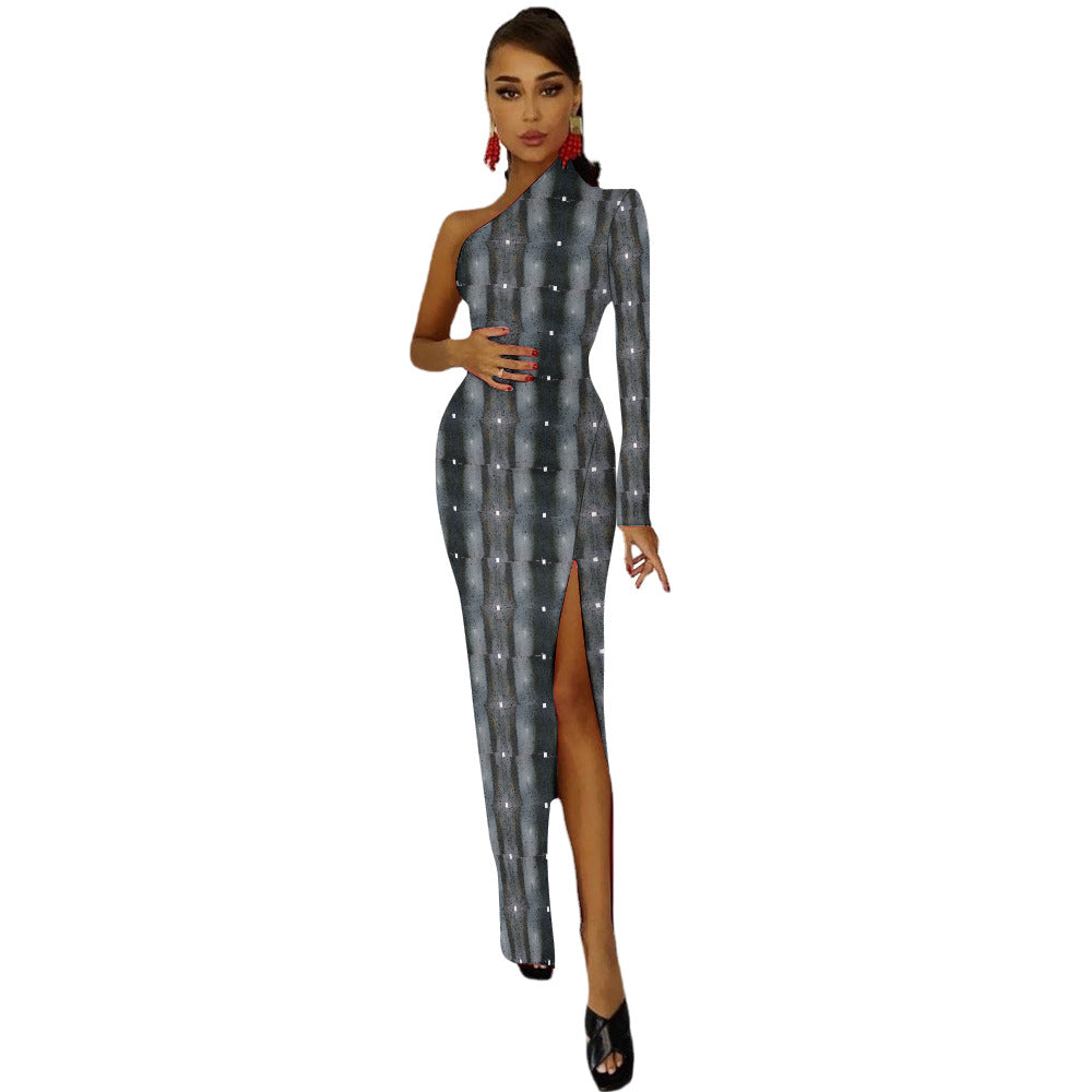 Half Sleeve Slit Dress - "The Alien" - Premium Half Sleeve Slit Dress from Concordia Style Boutique - Just $41.68! Shop now at Concordia Style Boutique