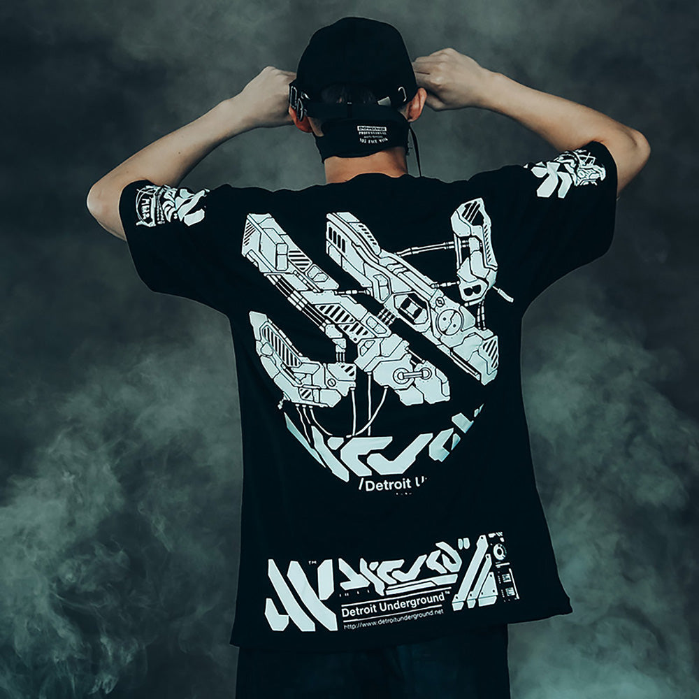 Sim9001 Cyberpunk Detroit Tee - Concordia Style Boutique