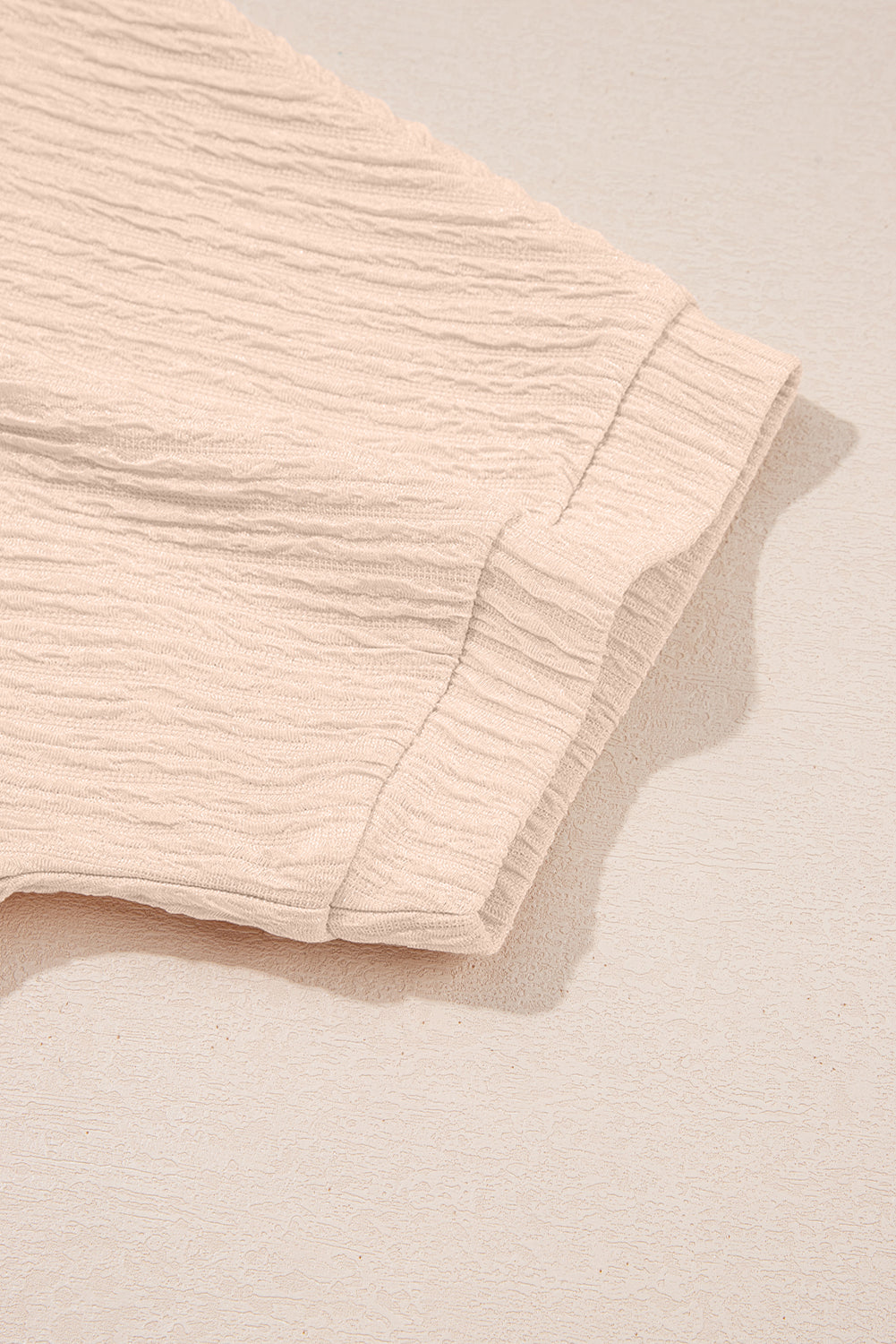 Luxury Textured V Neck T Shirt and Shorts Set - Concordia Style Boutique