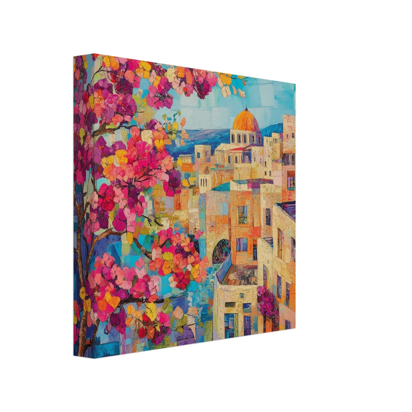 Blooming Jerusalem: Canvas Art Print