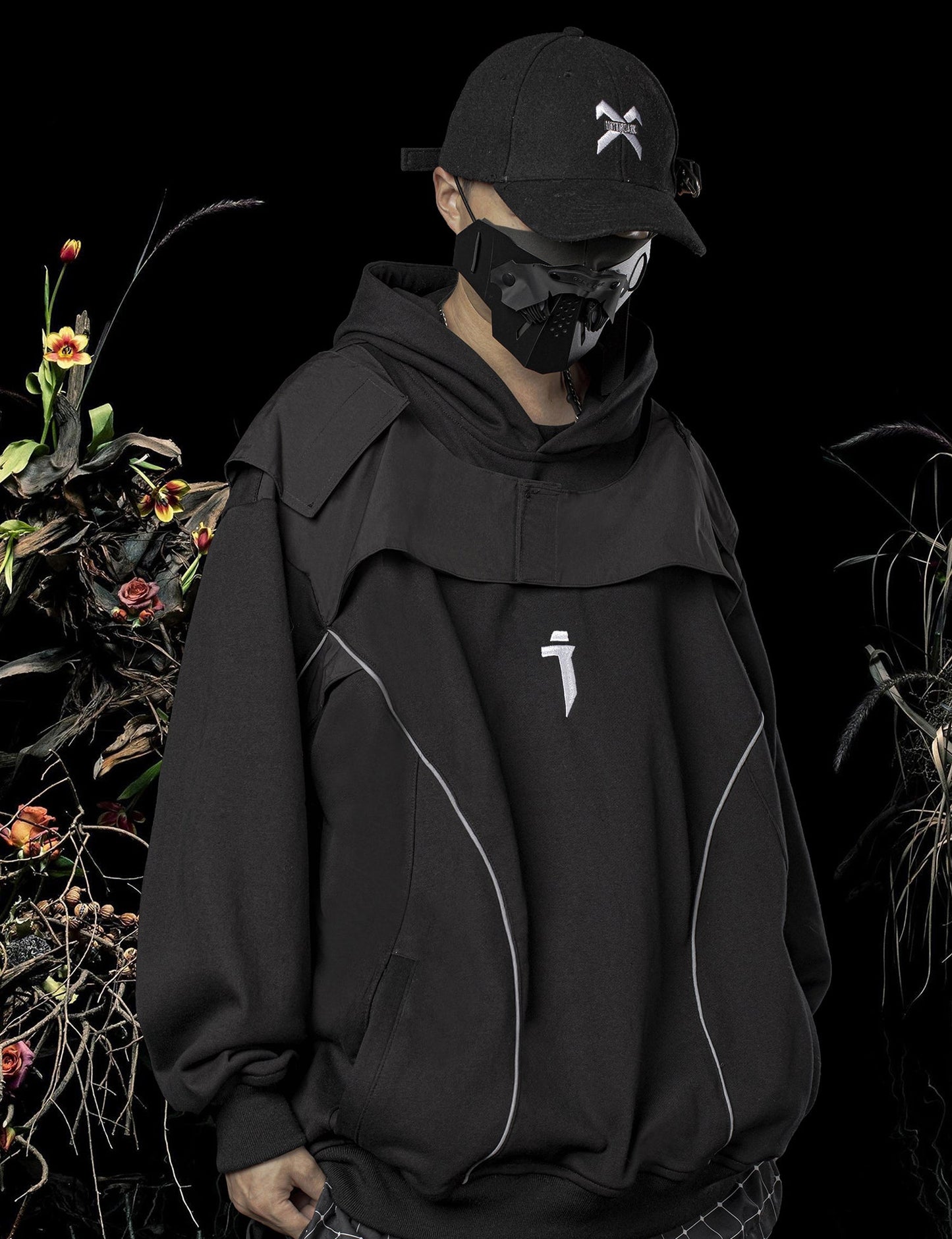 HiH29 Shadow Mixed Hoodie - Concordia Style Boutique