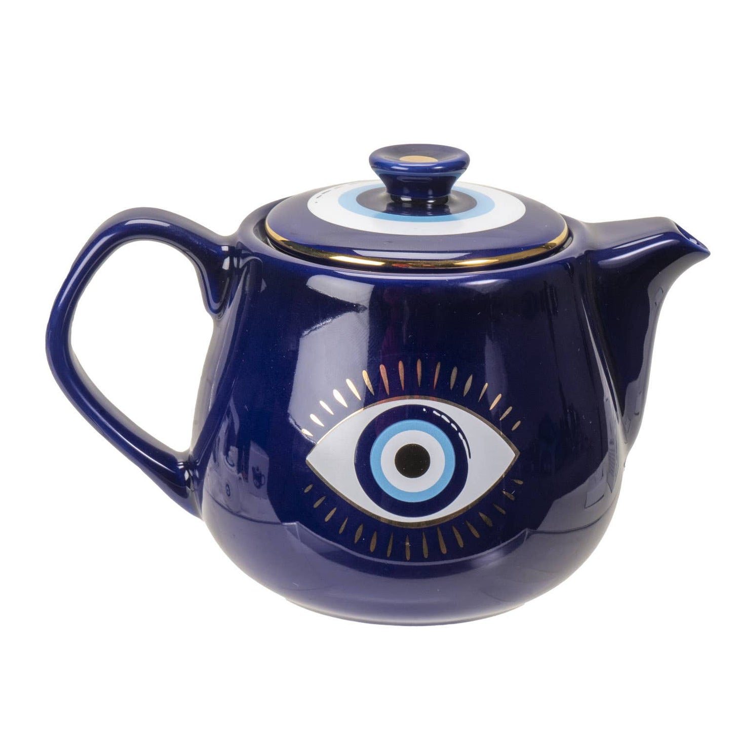 All Seeing Eye | Teapot with Strainer Blue