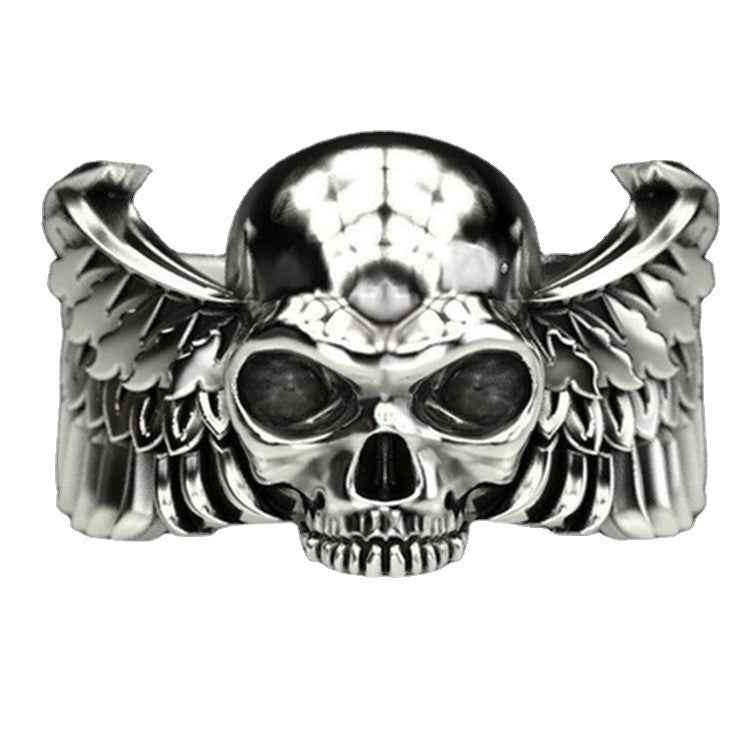 Mens Fashion Punk Skull Ring for Men