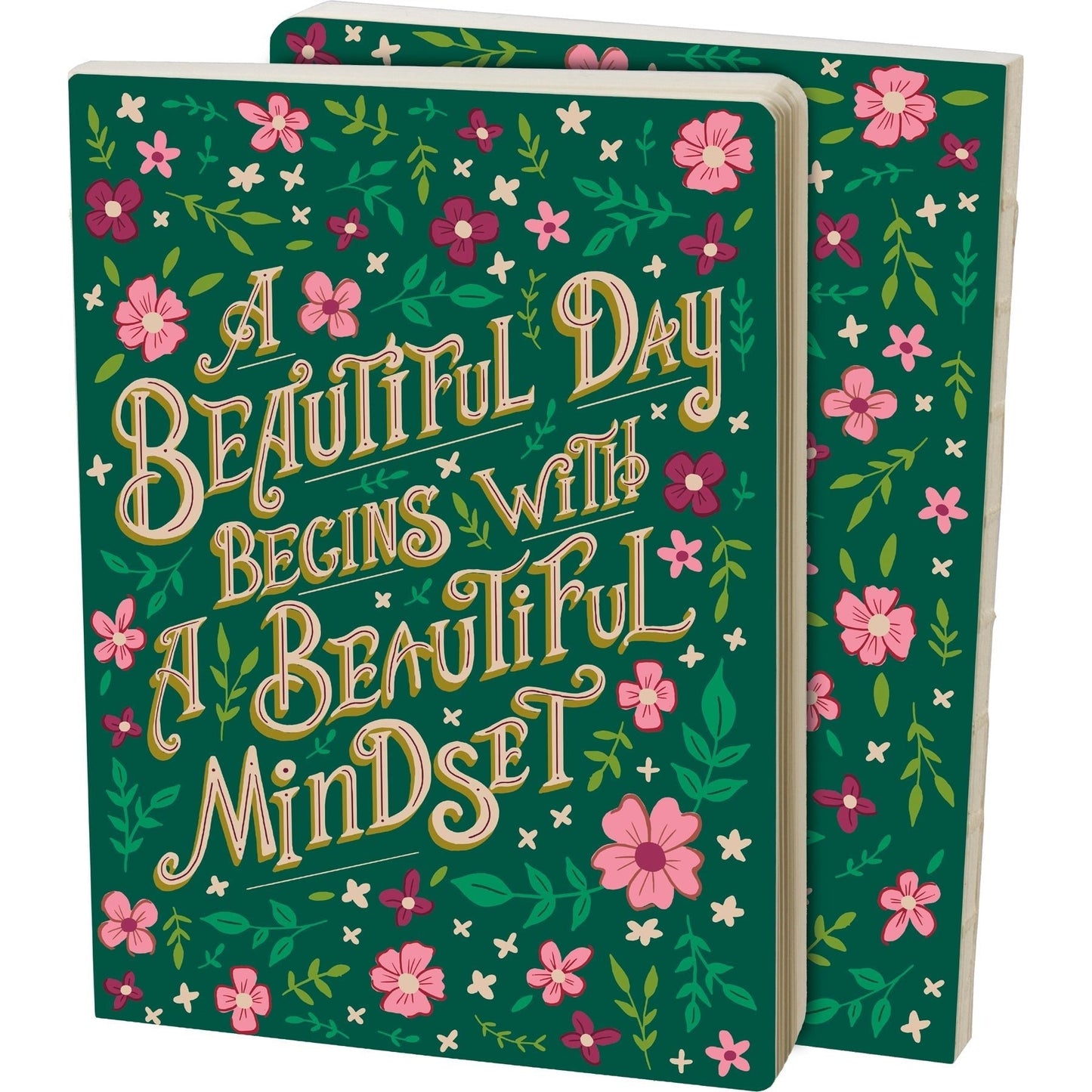 A Beautiful Day Begins With A Beautiful Mind Double-Sided Journal | 160 lined pages - Concordia Style Boutique