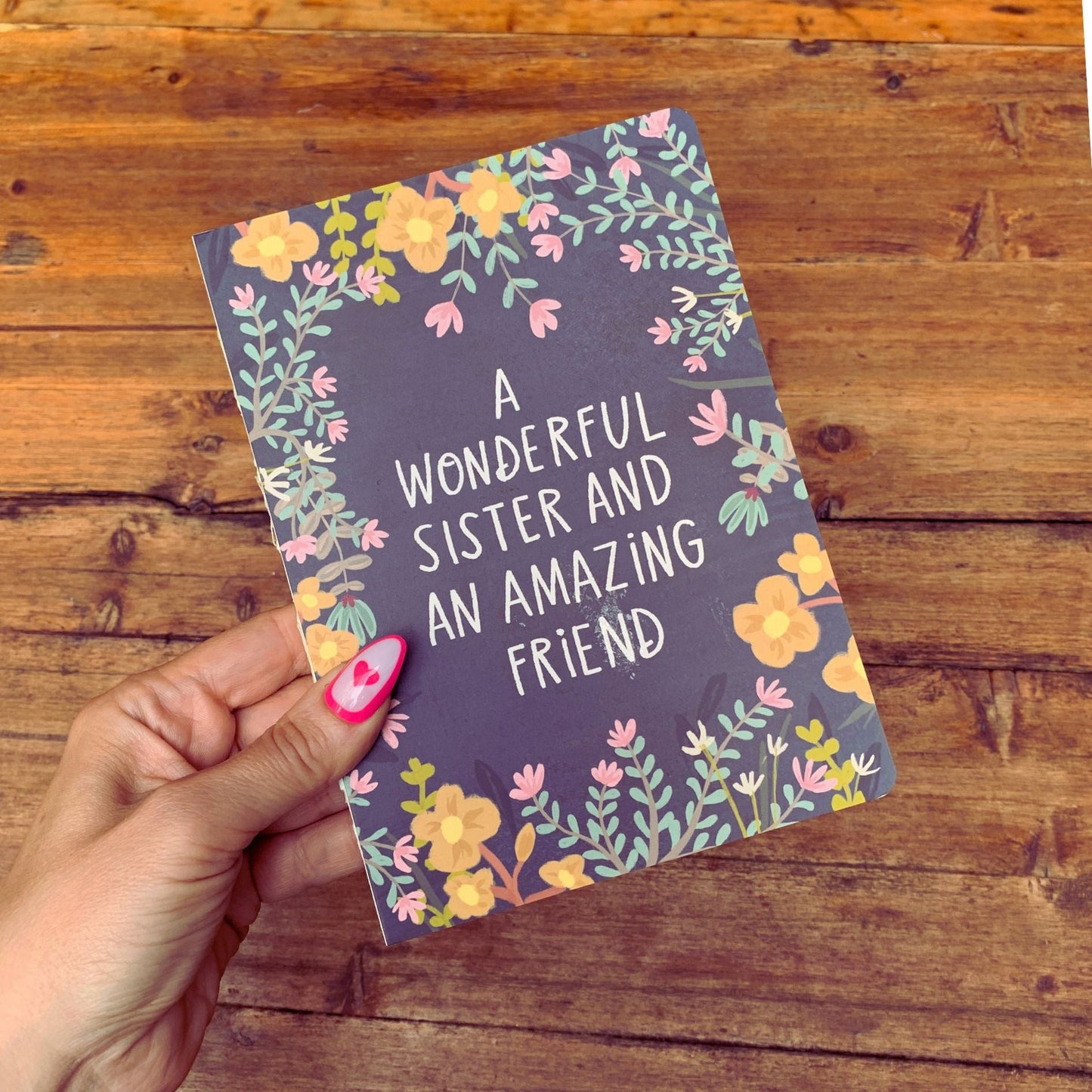 A Wonderful Sister and An Amazing Friend Double-Sided Journal - Concordia Style Boutique
