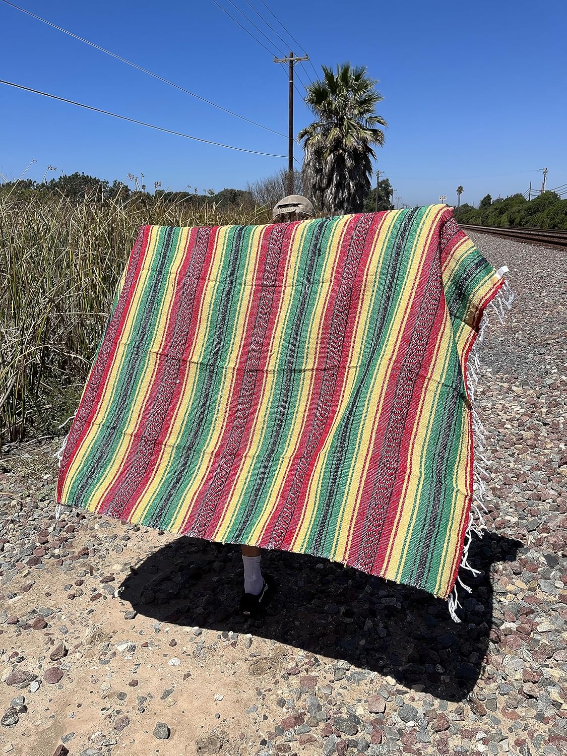 Rasta Mexican Falsa Yoga Blanket - Concordia Style Boutique
