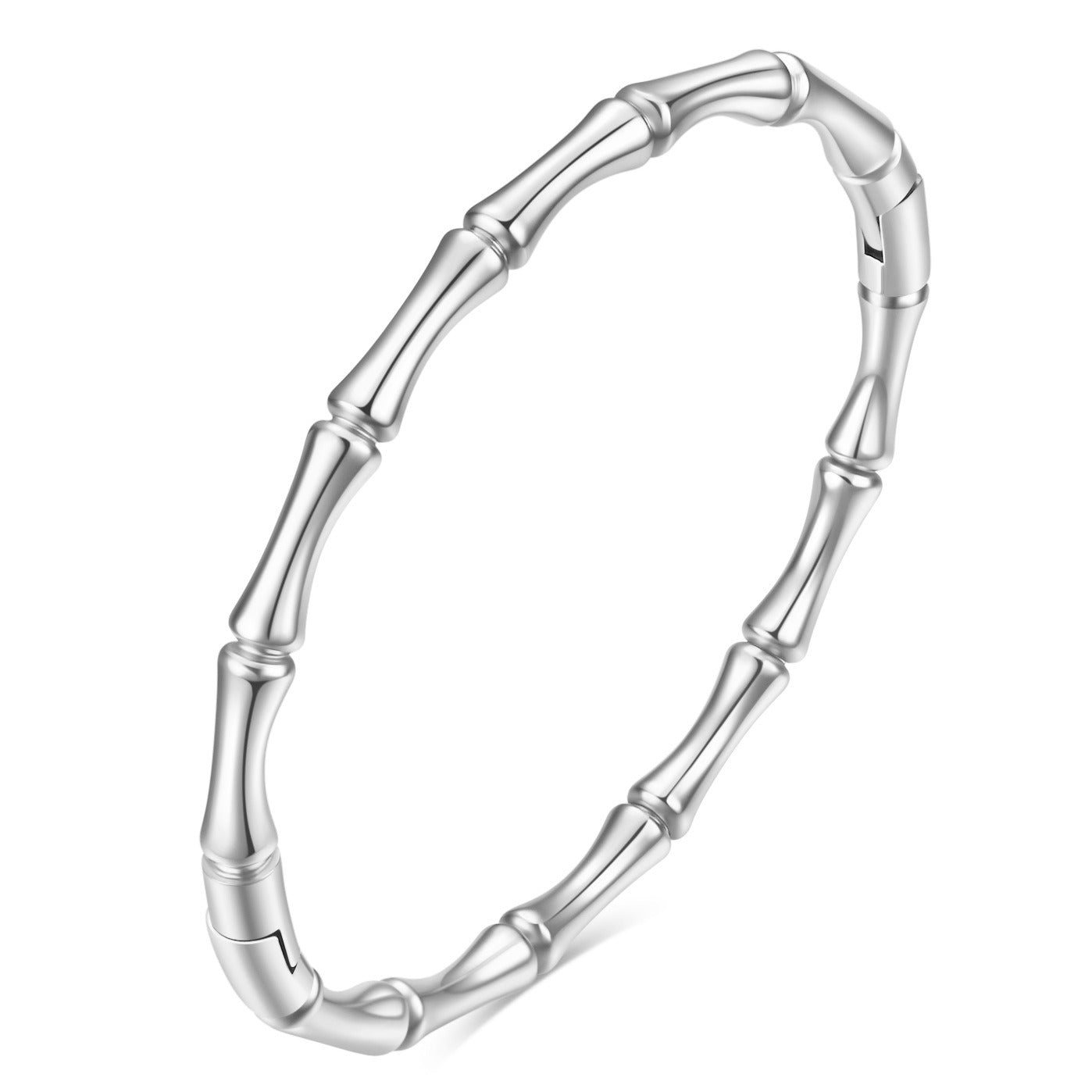 Bracelet - Simple - Round - Bamboo Knot - 5MM-  Stainless Steel - Magnetic - Premium Bracelet from Concordia Style Boutique - Just $12.80! Shop now at Concordia Style Boutique
