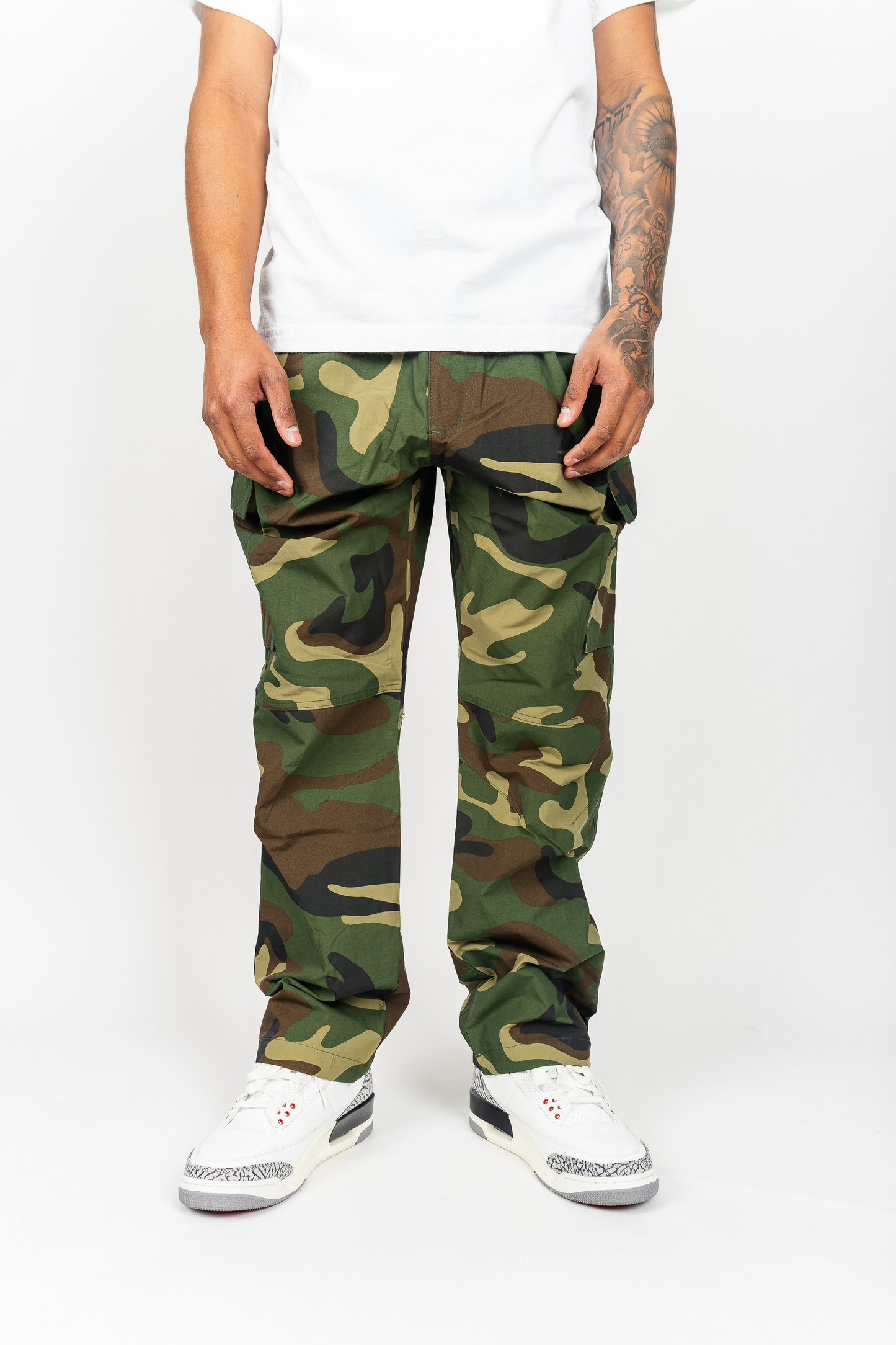 Windbreaker Nylon Cargo Pants