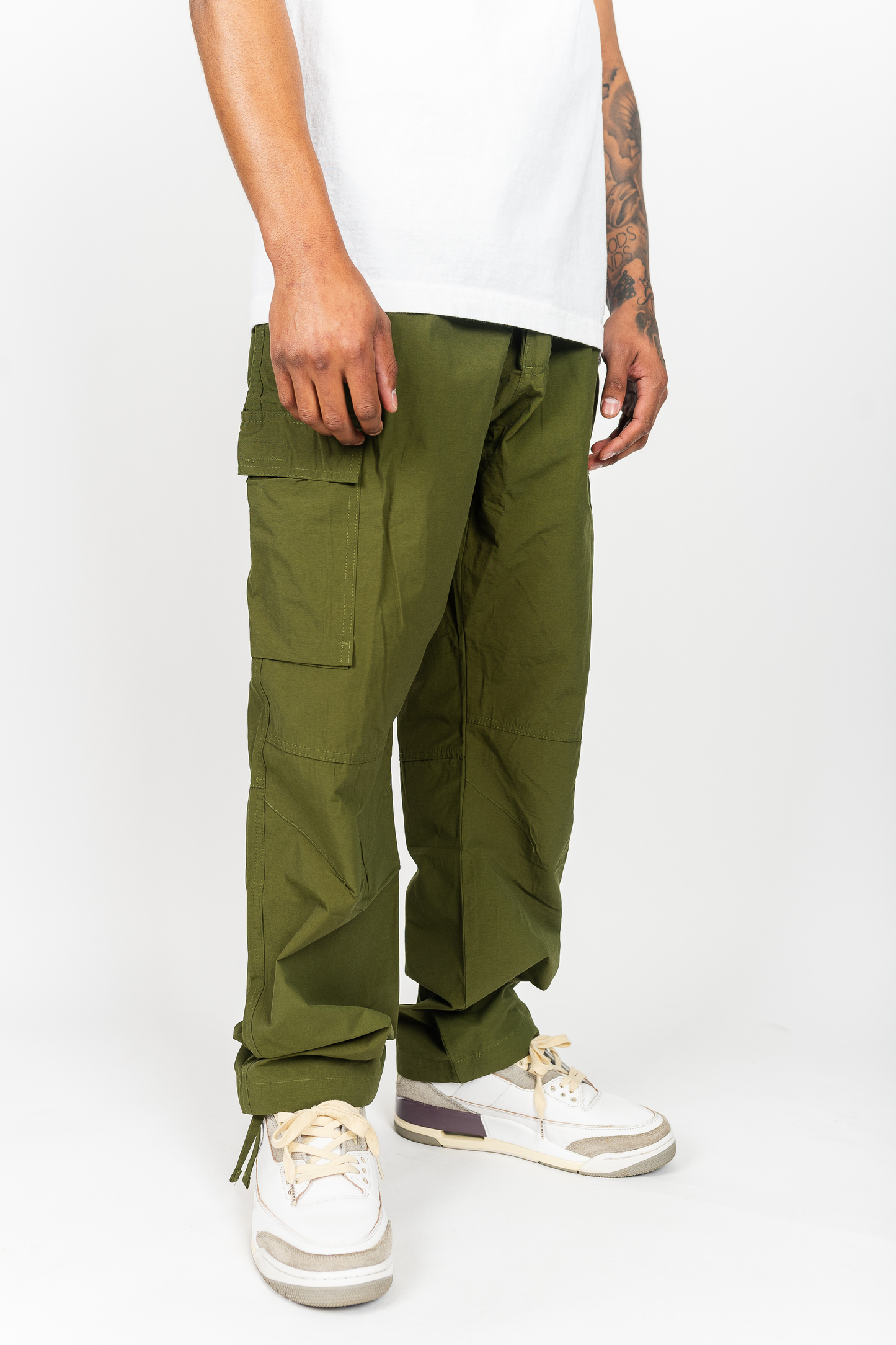 Windbreaker Nylon Cargo Pants