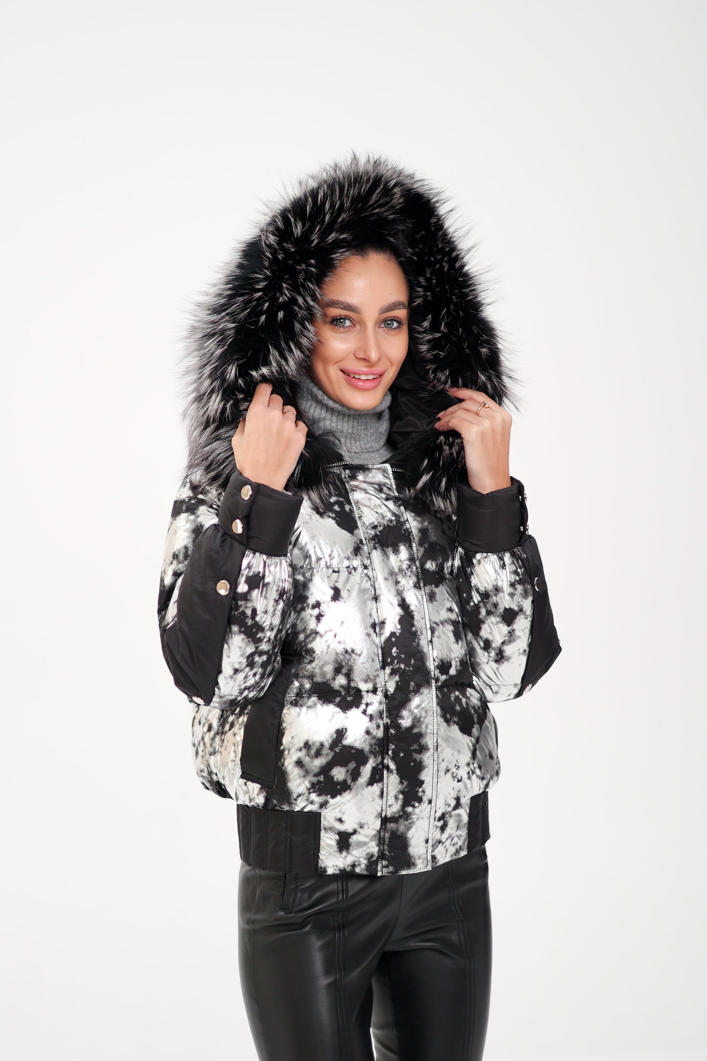 Glacier Fox Collar Down Fill Puffer