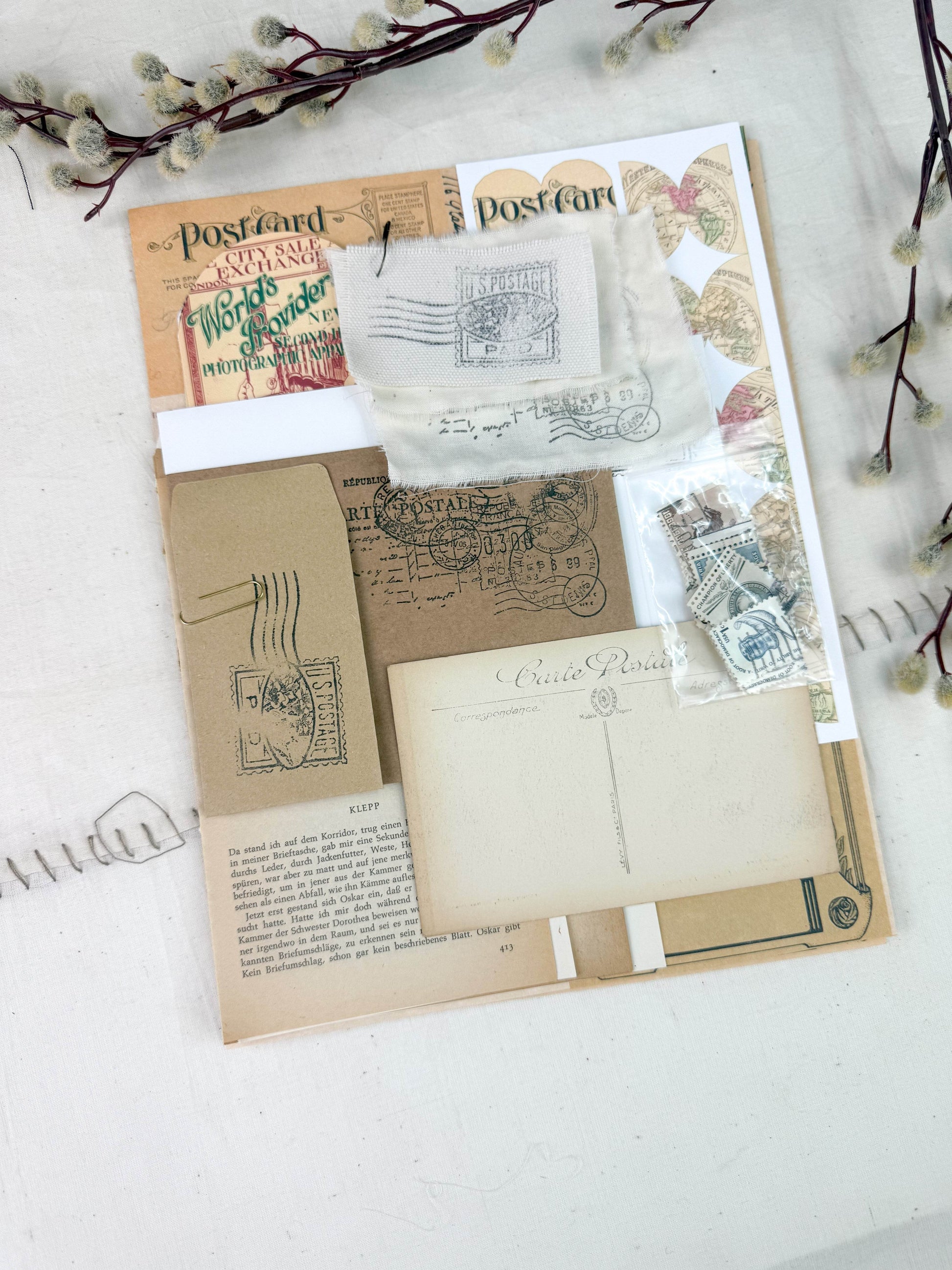 Foreign Travel Ephemera Kit - Concordia Style Boutique