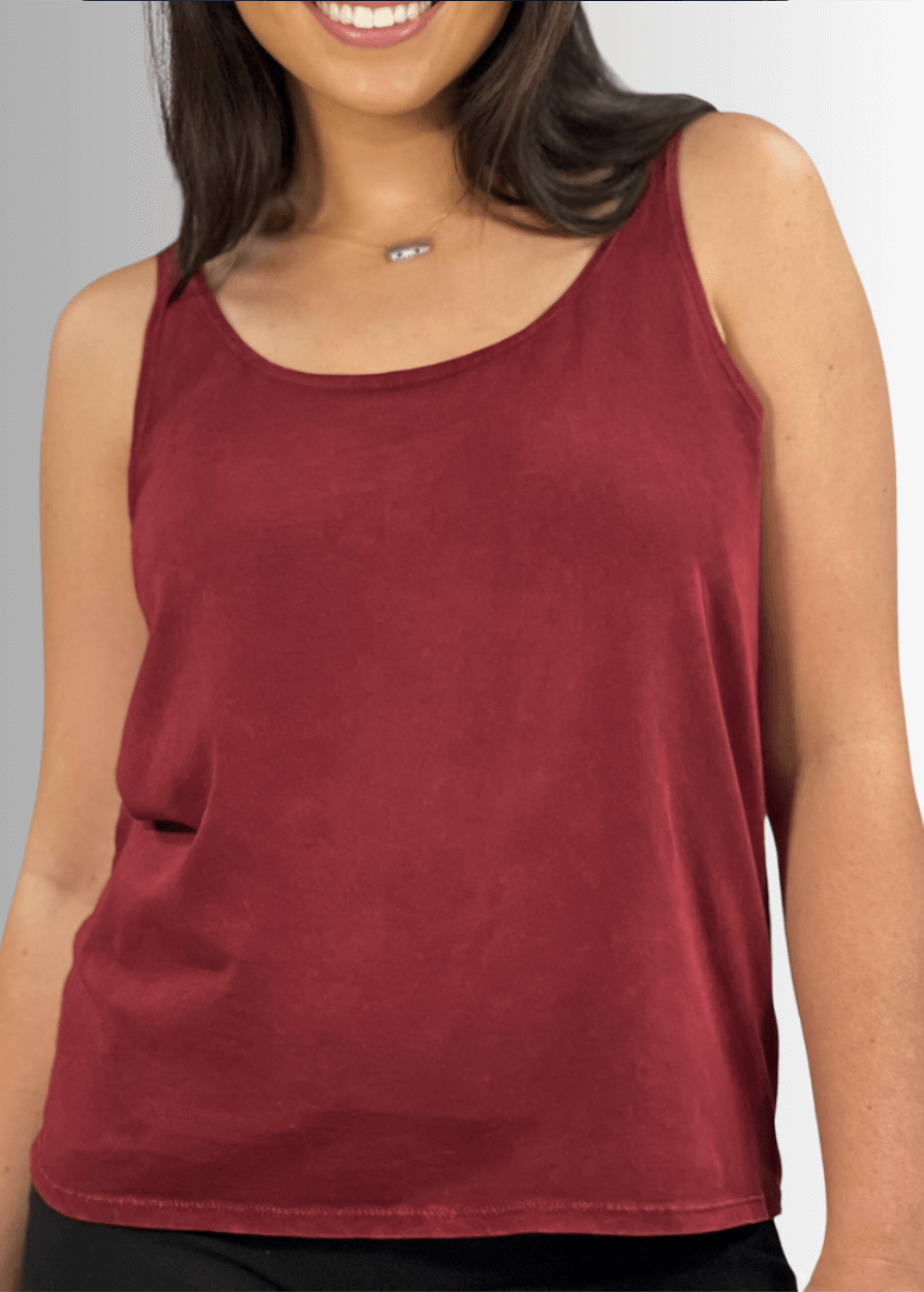 Twenty Four Seven Cotton Tank in Stone - Concordia Style Boutique