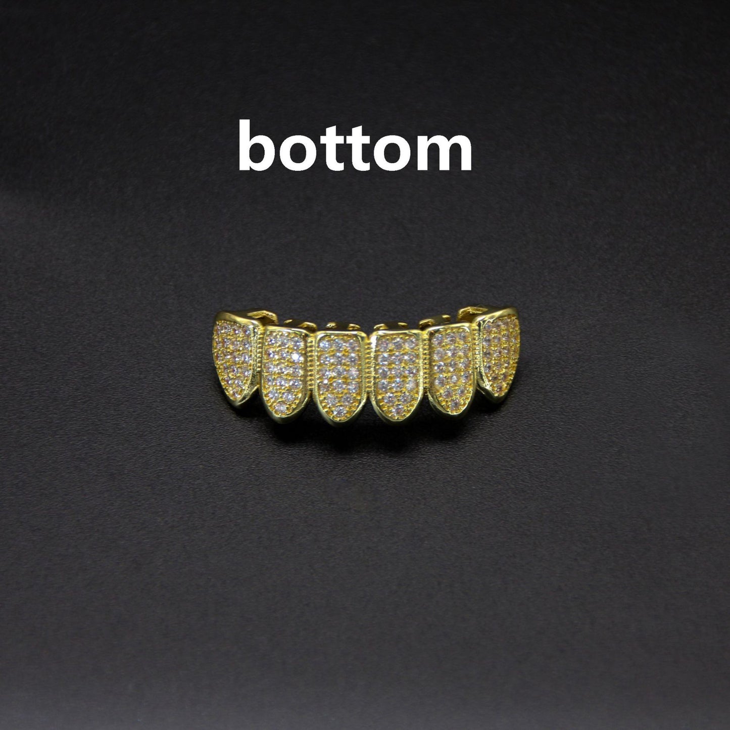 Hip hop Veneers/ Grills with Copper Zircon micro inlaid - Premium Hip hop Veneers from Concordia Style Boutique - Just $15.50! Shop now at Concordia Style Boutique