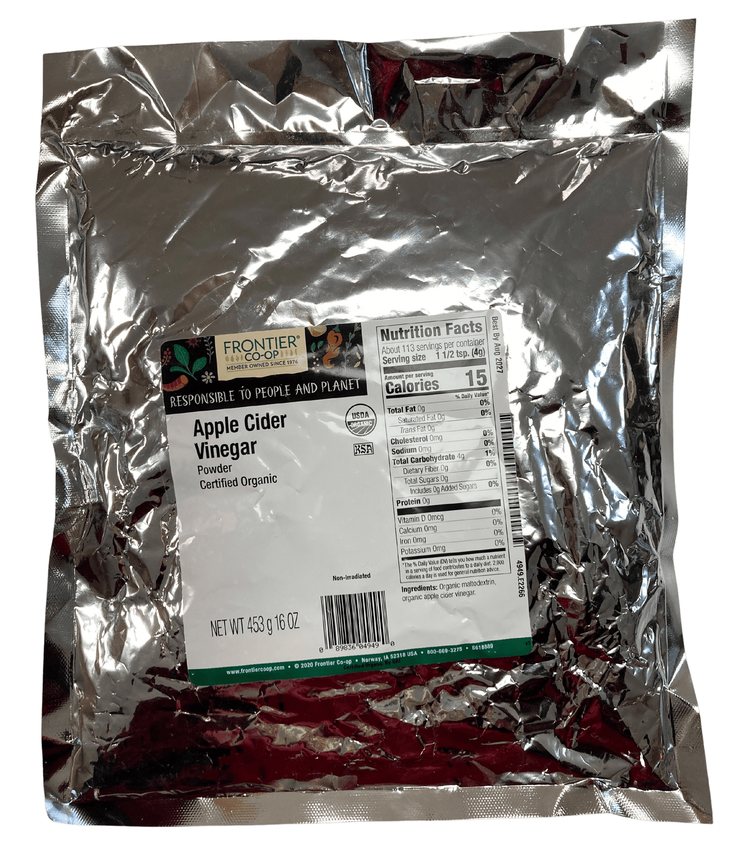 Apple Cider Vinegar Powder, Organic - Concordia Style Boutique