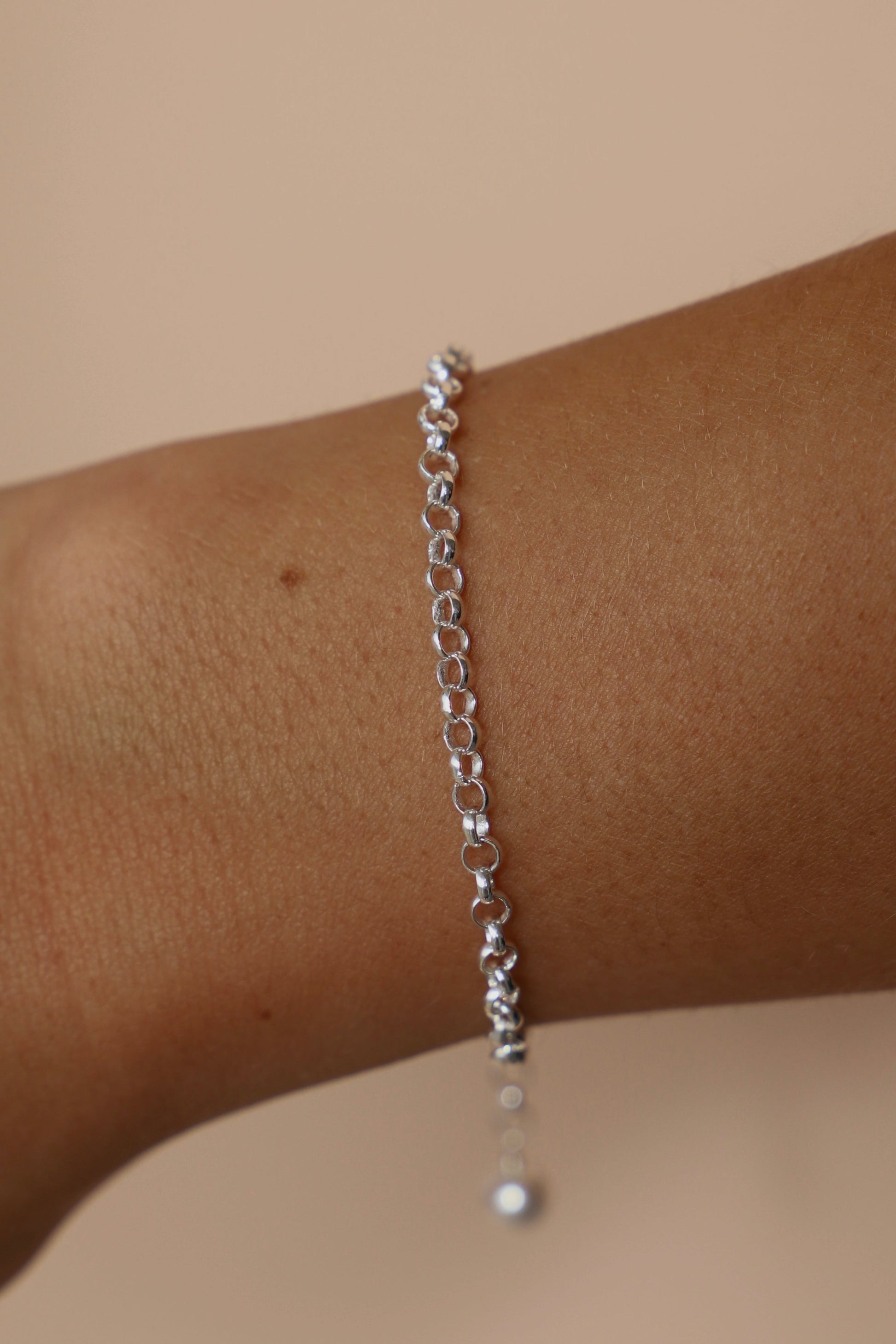 SILVER ROLO CHAIN BRACELET - Concordia Style Boutique