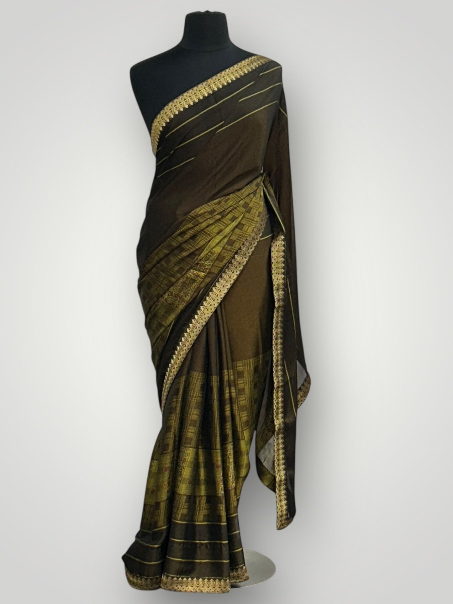 Chiffon silk saree