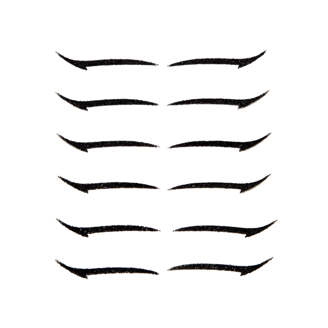 Eyeliner Sticker Basic Black 6 Pairs