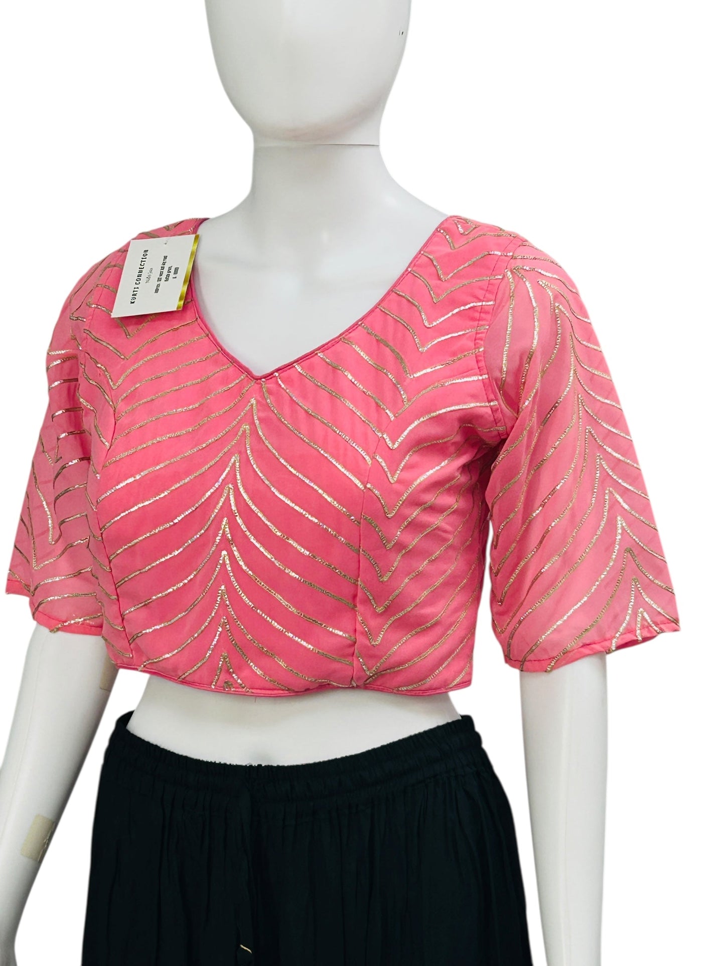 Chiffon blouse : light pink