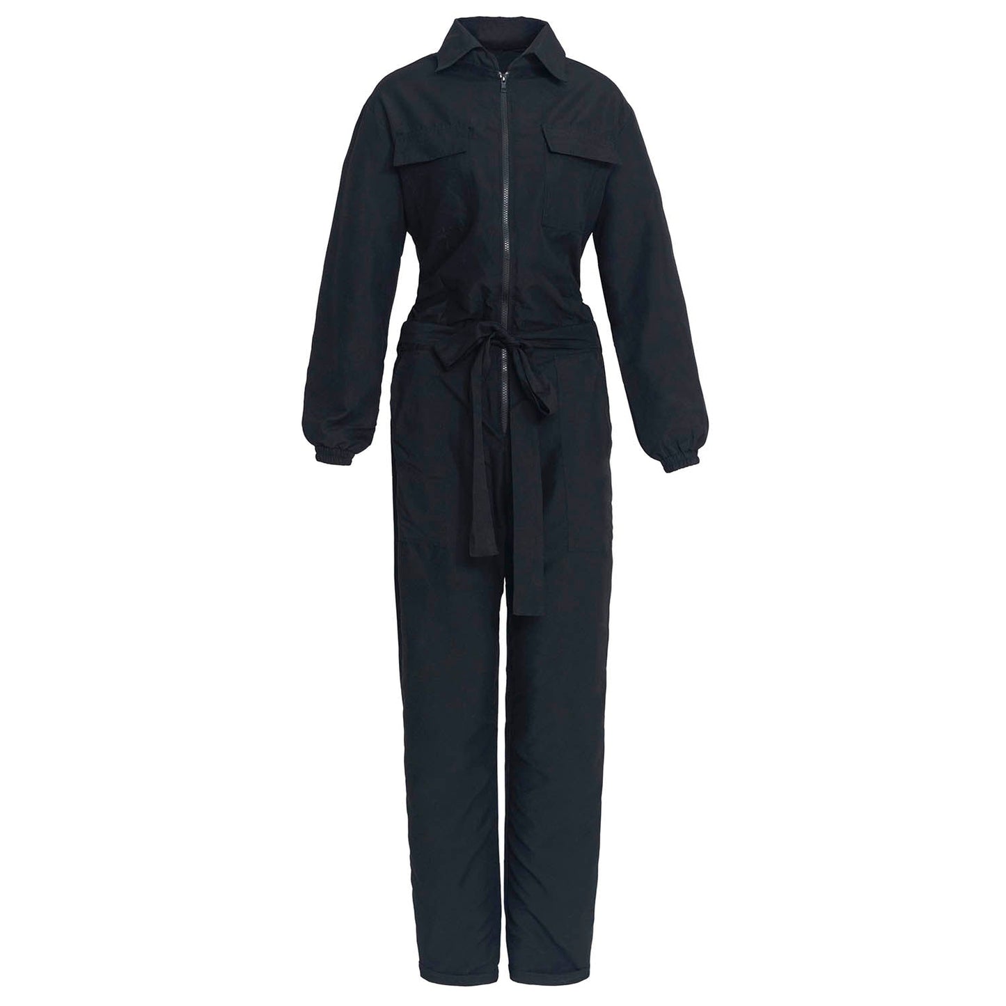 AMELIA Recycled Travel Jumpsuit in Black