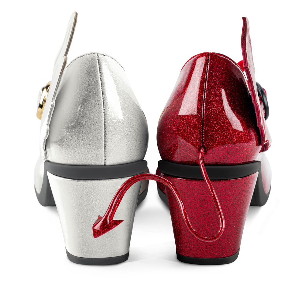 Chocolaticas® Mid Heels Angel & Demon Women's Mary Jane Pump - Concordia Style Boutique