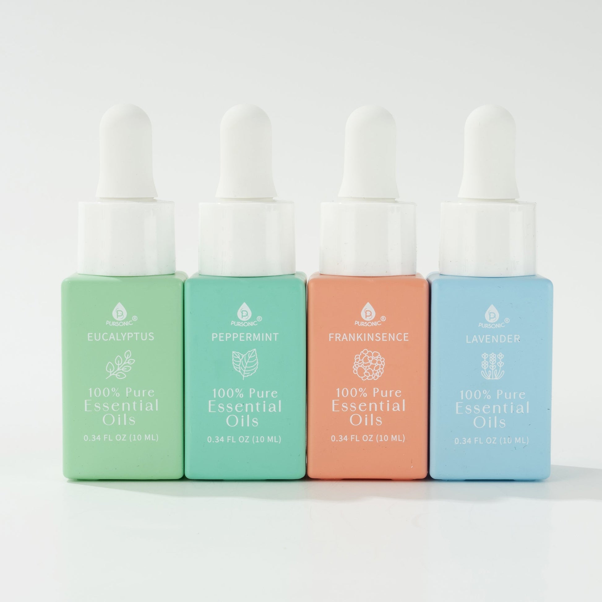 100% Pure Natural Essence Essential Oils – Nature’s Healing Power with Eucalyptus, Frankincense, Lavender, and Peppermint - Concordia Style Boutique