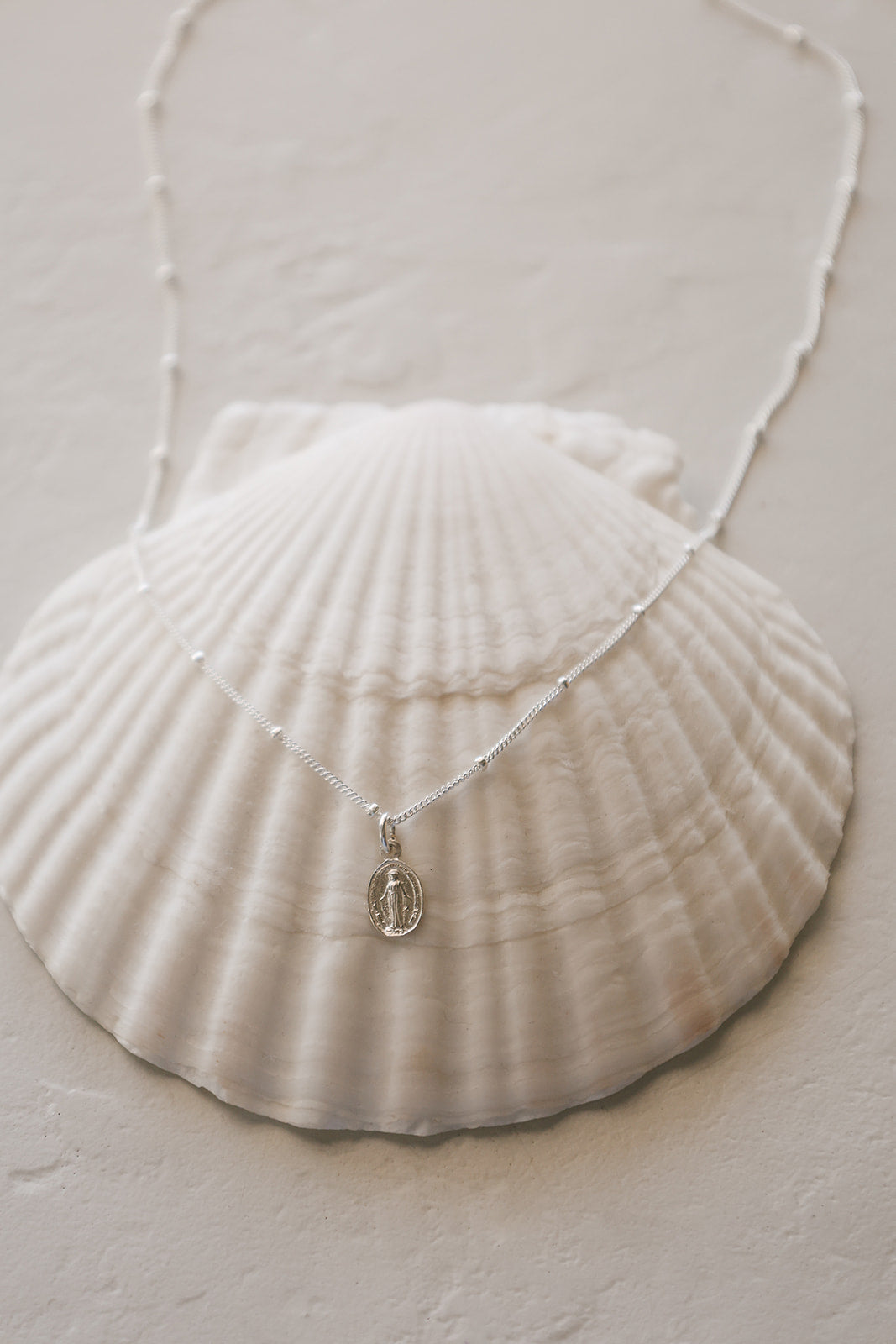 Miraculous Medal Necklace in 925 Sterling Silver