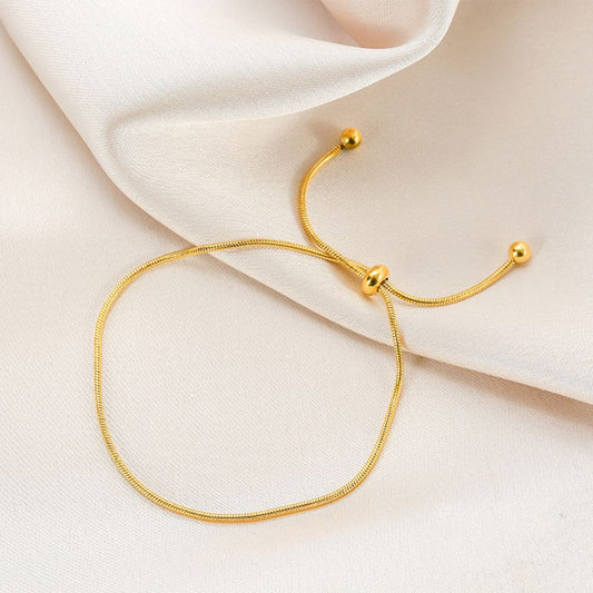 DRAWSTRING BRACELET (ADJUSTABLE) - Concordia Style Boutique