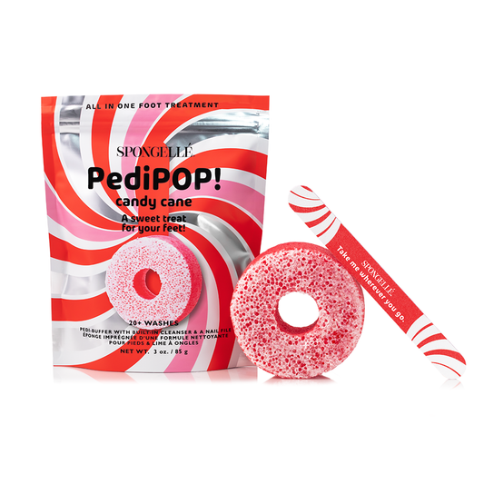 Candy Cane | Holiday PediPOP! Pedi Buffer & Nail File - Concordia Style Boutique