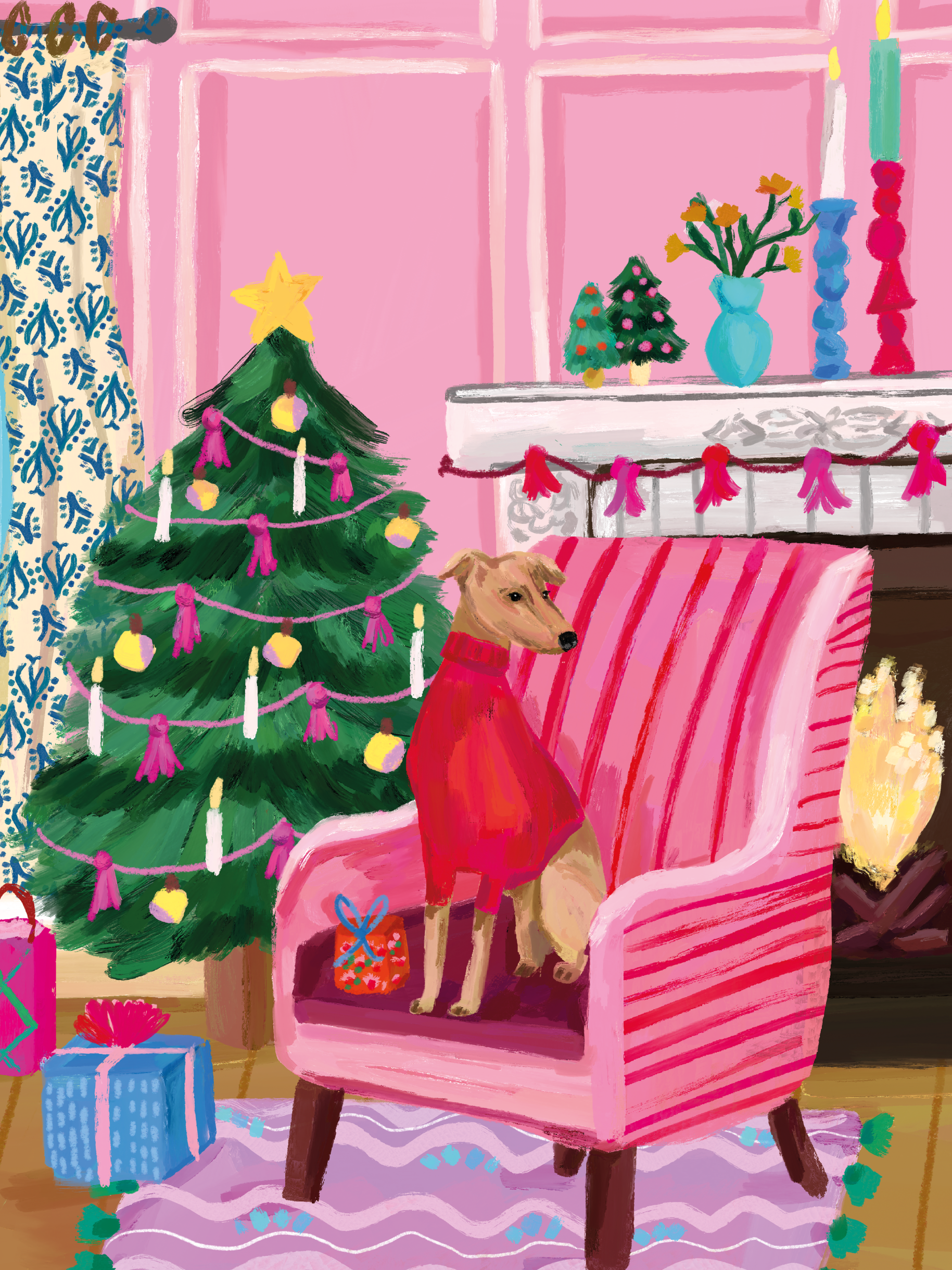 A Whippet Christmas, Millie Putland - Concordia Style Boutique