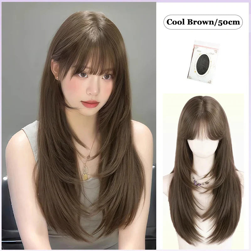 Ombre Long Straight Wig