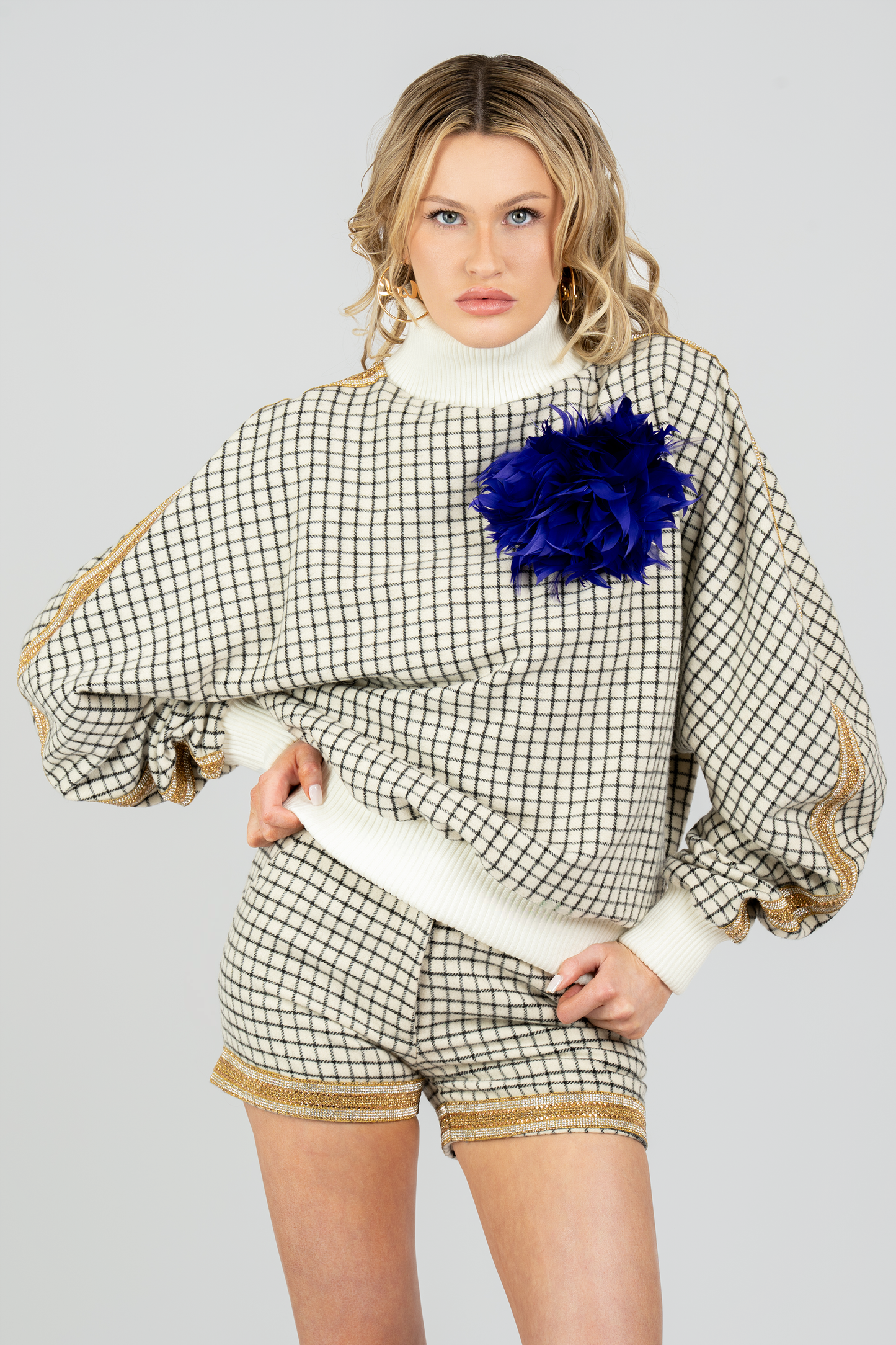 Abby Alpaca Wool Shorts