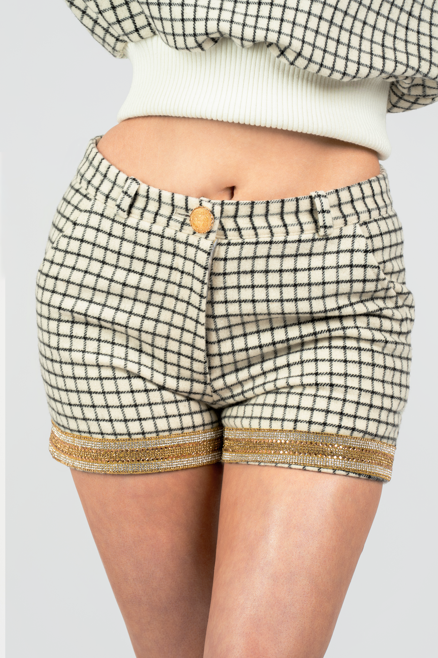 Abby Alpaca Wool Shorts