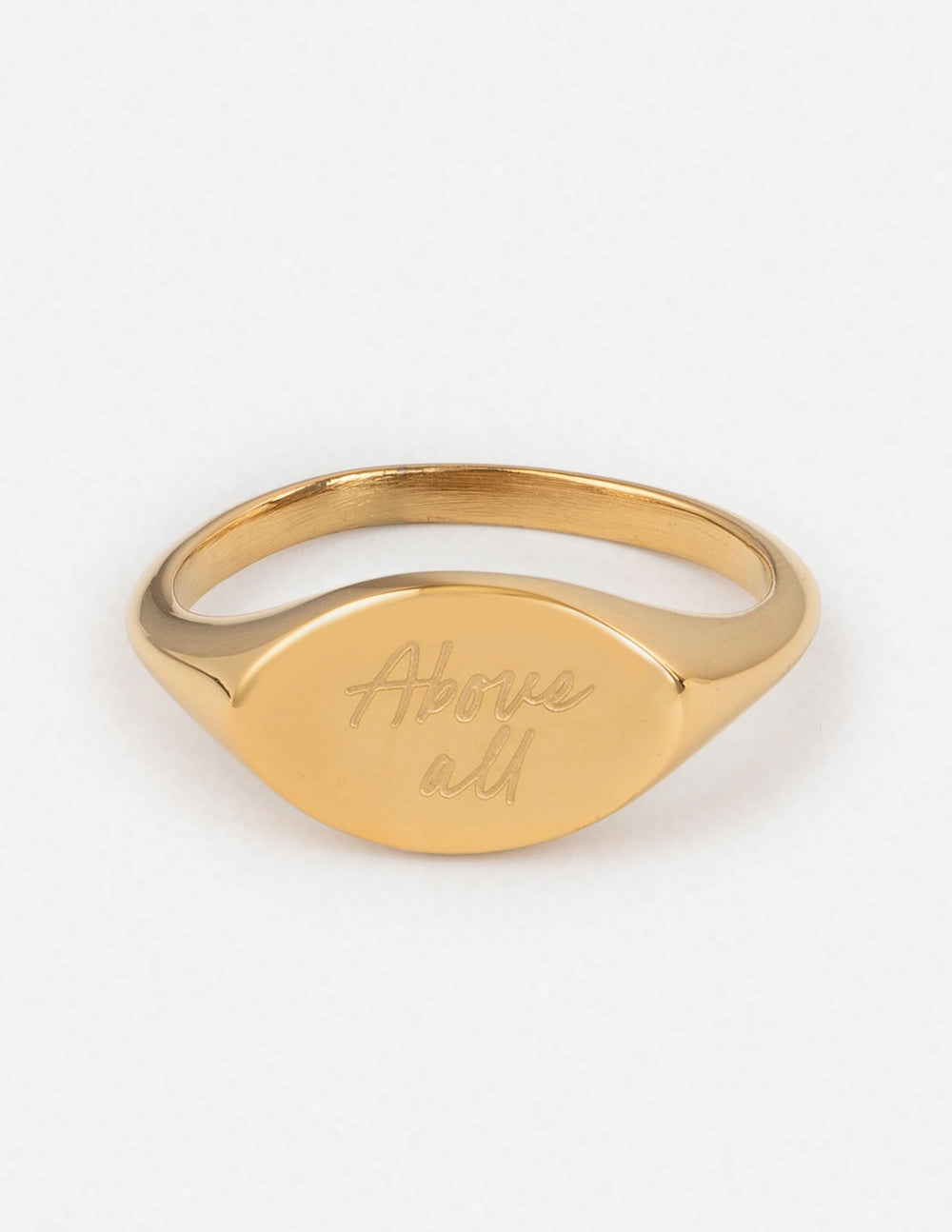 Above All Oval Signet Ring - Concordia Style Boutique