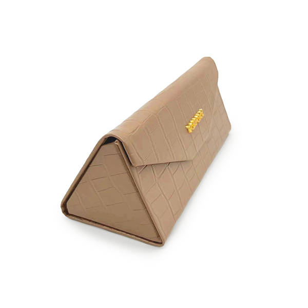 Nude Faux Croco Hard Case - Concordia Style Boutique