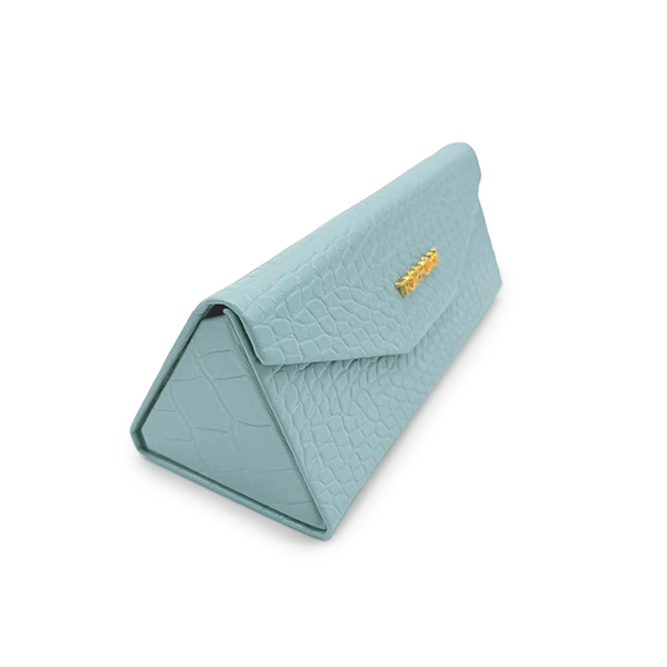 Turquoise Faux Croco Hard Case - Concordia Style Boutique