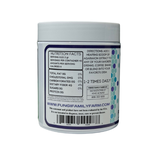 Agarakon Powder Extract 100gr 30 day supply