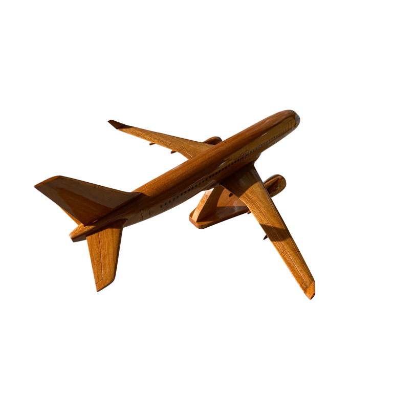 Airbus 320 Mahogany Wood Desktop Airplane Model
