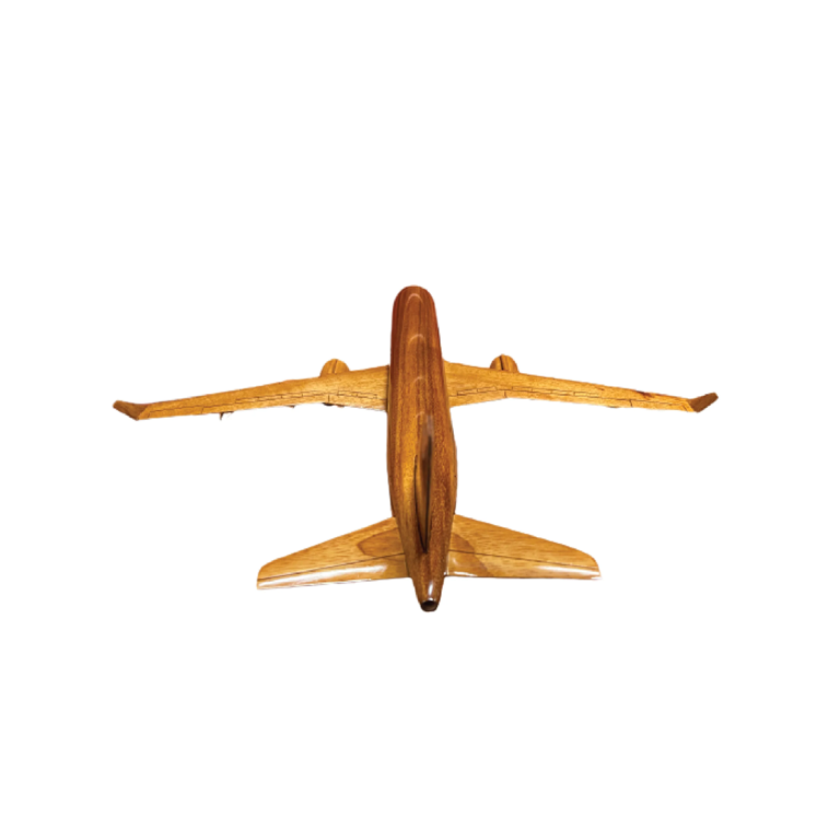 Airbus 320 Mahogany Wood Desktop Airplane Model