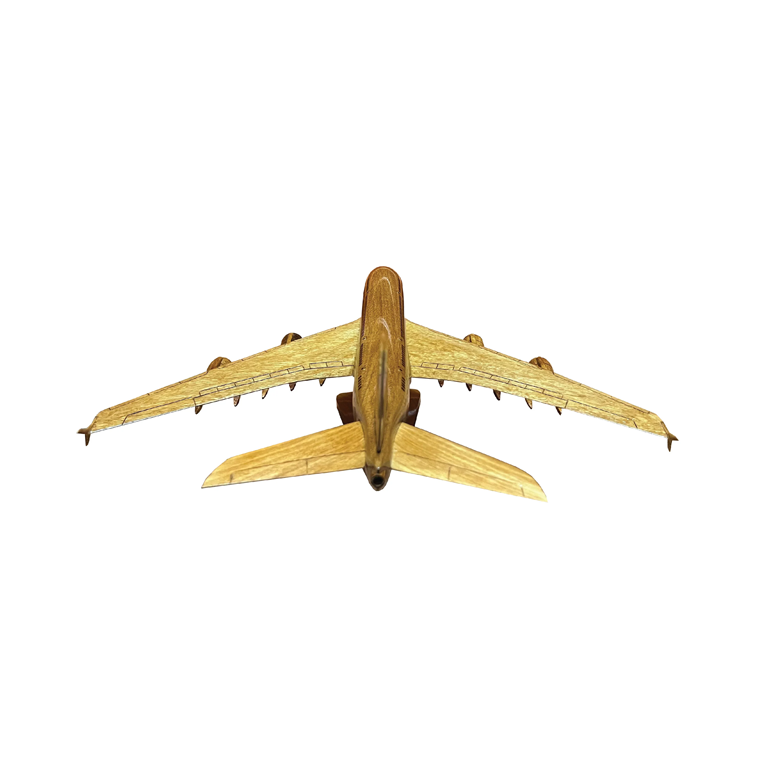 Airbus 380  Mahogany Wood Desktop Model