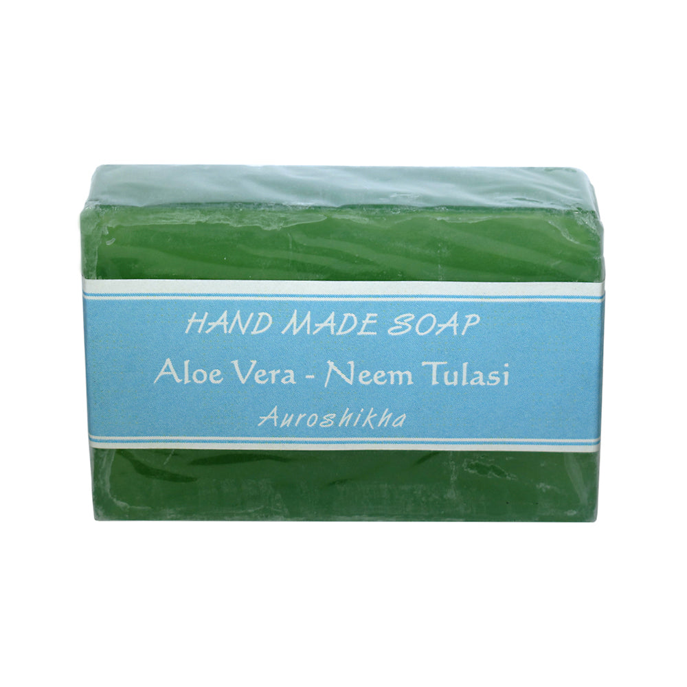 Auroshikha Aloe Vera - Neem Tulasi Soap - Concordia Style Boutique