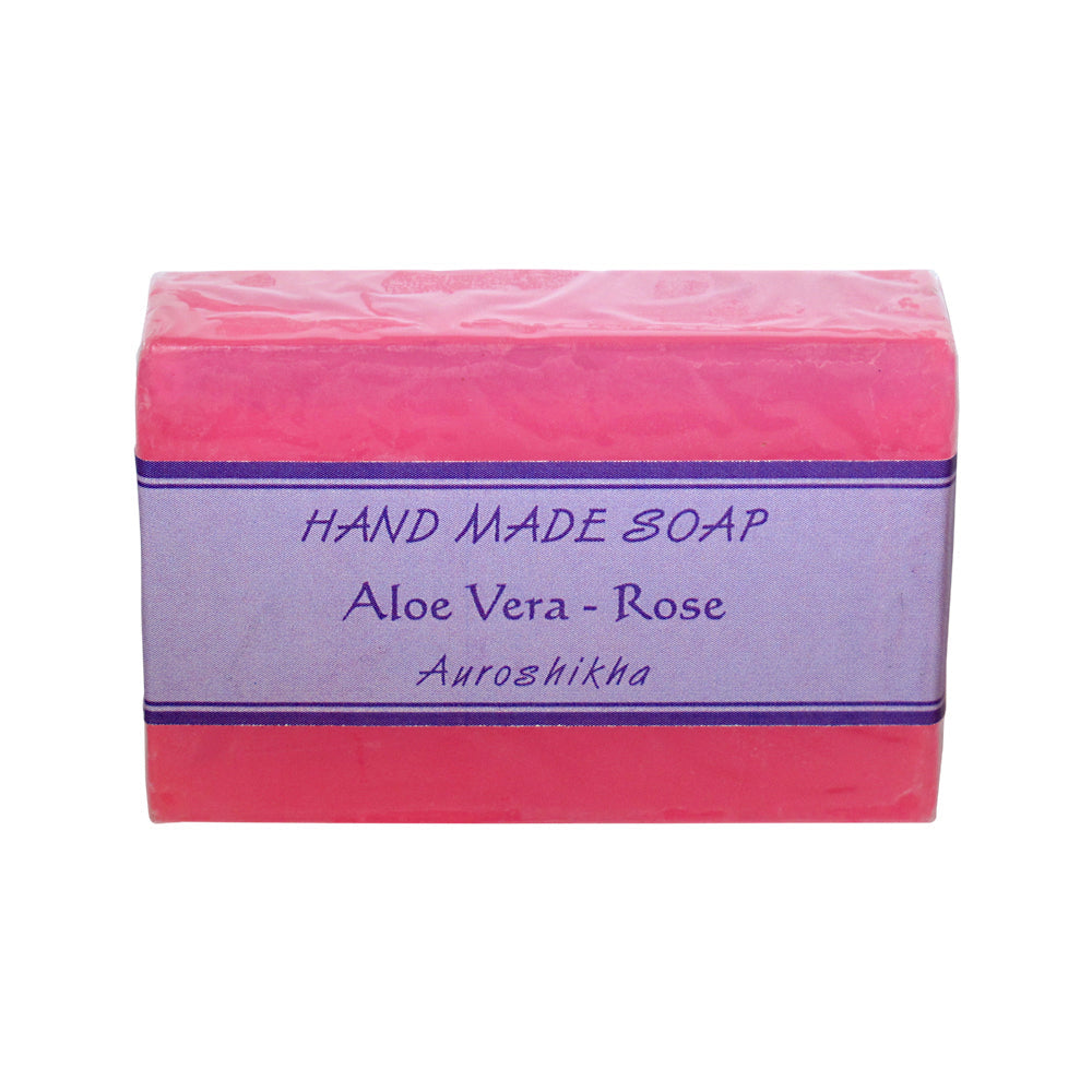 Auroshikha Aloe Vera - Rose Soap - Concordia Style Boutique